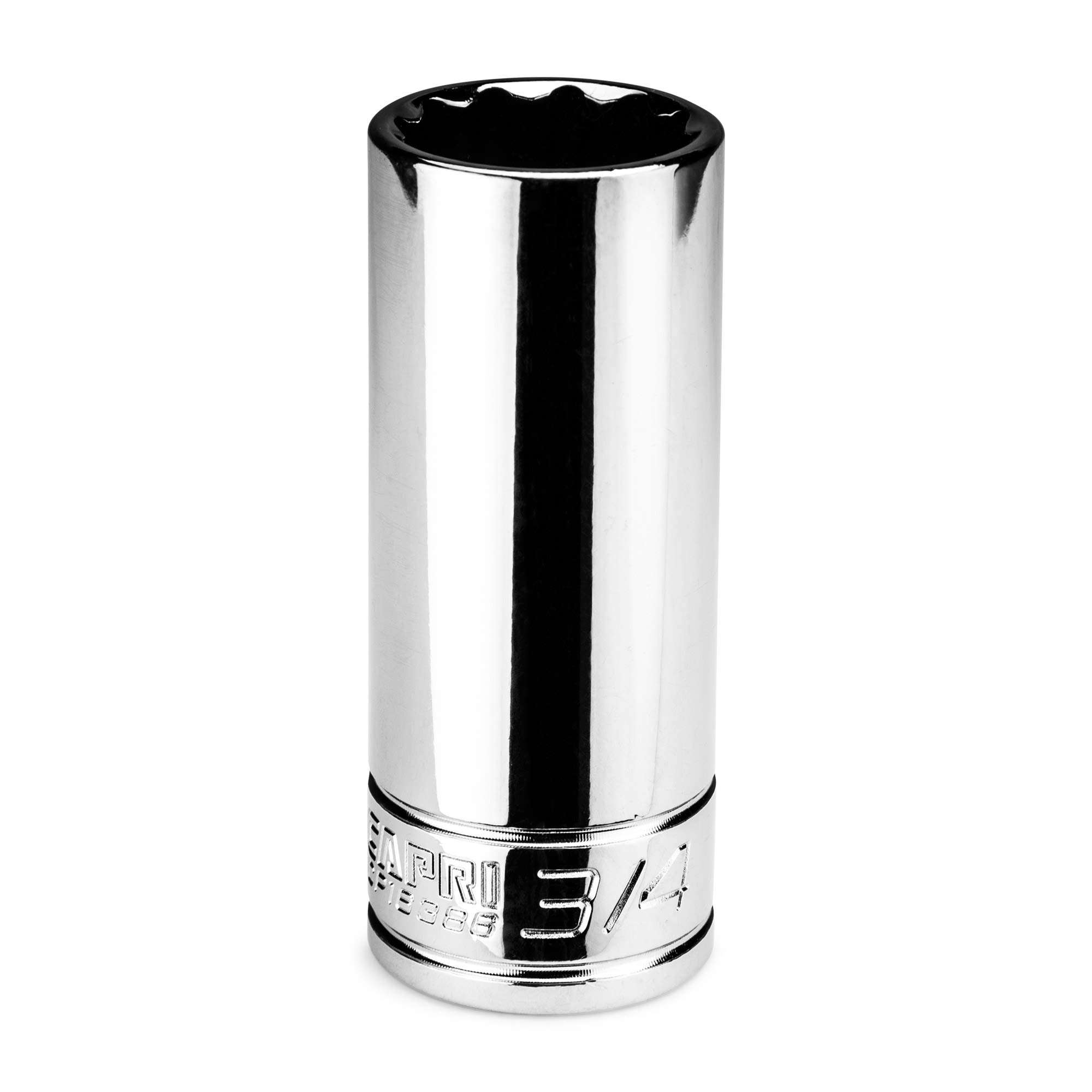 Capri Tools 3/4 in. Deep Socket, 3/8 in. Drive, 12-point, SAE, CP16386 1