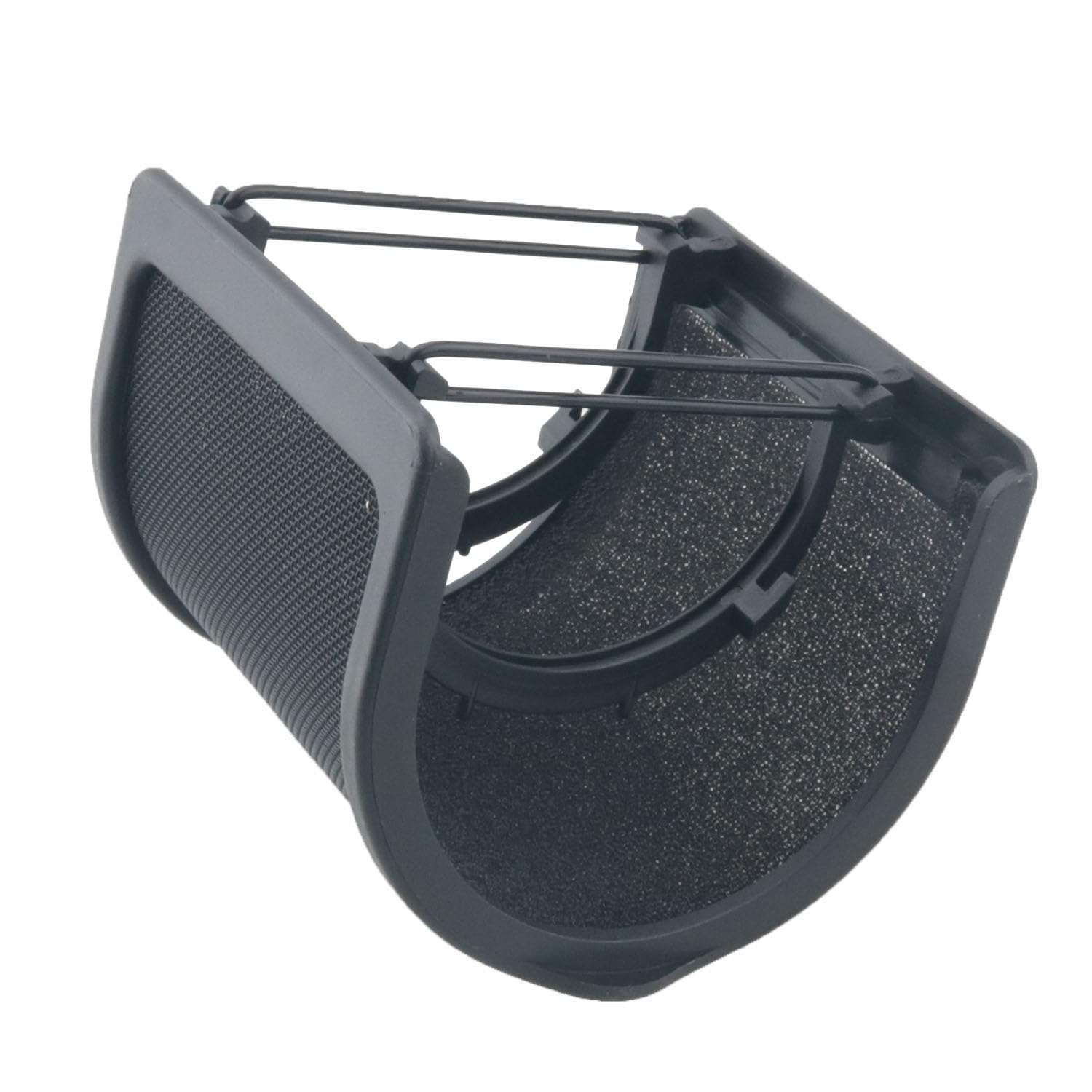 WELWIK Microphone Spray Cover Metal Filter Protector Handheld Microphone Shield Mask U Shaped Semi Enclosed Blast Sound Condenser Microphone Noise Reduction 4