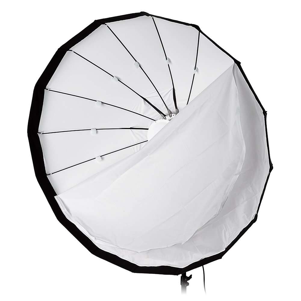 Pro Studio Solutions EZ-Pro 48in (120cm) Beauty Dish and Softbox Combination w/Profoto Speedring - Soft Collapsible Beauty Dish with Speedring for Bayonet Mountable Strobe, Flash and Monolights 4