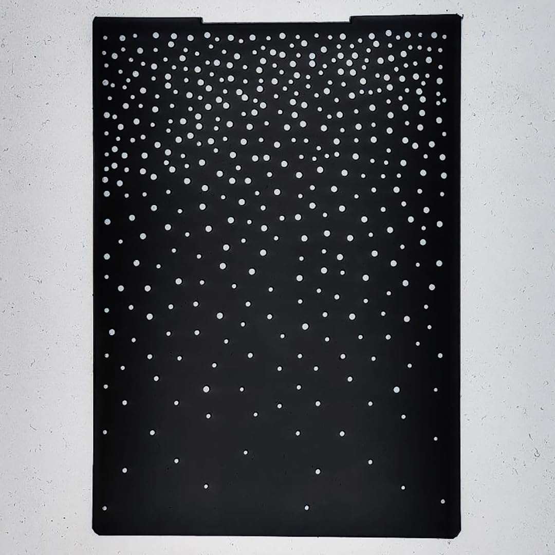 DDOUJOY Merry Christmas Snowfall Snowflake Dots Background Plastic Embossing Folders for Card Making Scrapbooking and Other Paper Crafts 3100902