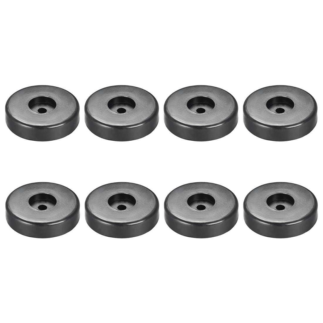 uxcell 8 Pcs D40xH11mm Rubber Feet Anti-Vibration Base Pad Stand for Speaker Guitar Amplifier HiFi 1
