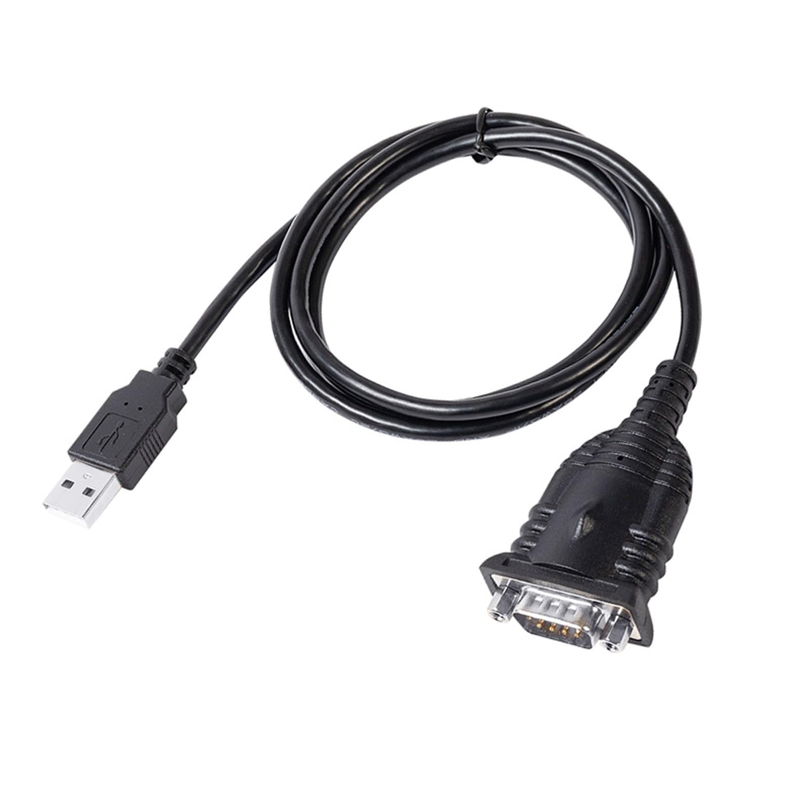 Beitekang Prolific USB Type A to DB9 Male RS232 Serial Converter Adapter Cable Full Pinout Support Windows 7 8 10 11 XP Android Mac 1