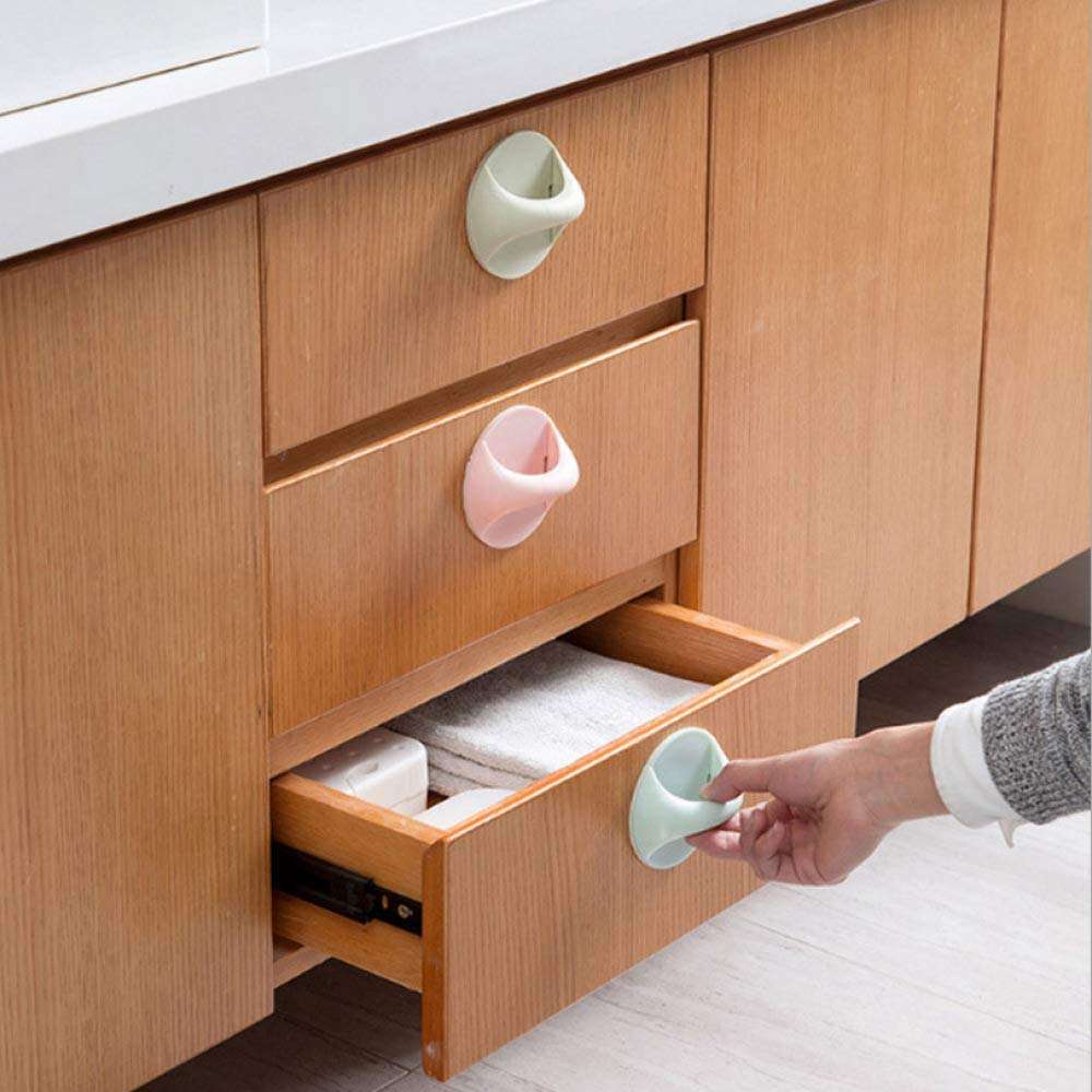 LXB Multi-Purpose Door and Window Auxiliary Handle Simple Paste Small Handle Household Cabinet Door Safety Handle Bathroom Handle M/A/S 3