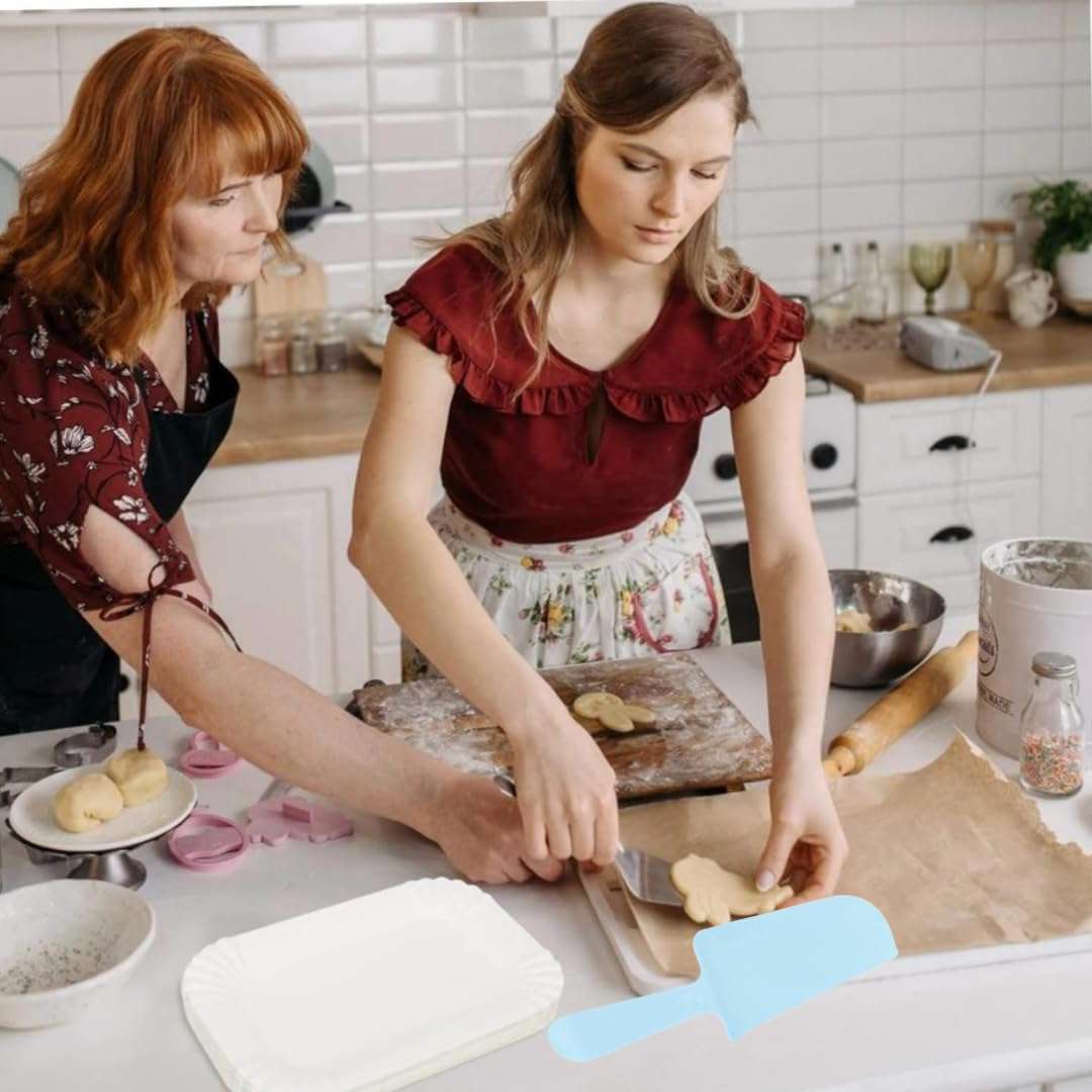 Wanna Party Pack of 21 Birthday Knife for Cake Cutting,Reusable Forks & Plates Set for Birthdays, Picnics, Anniversary, Christmas & House Parties-Blue 6