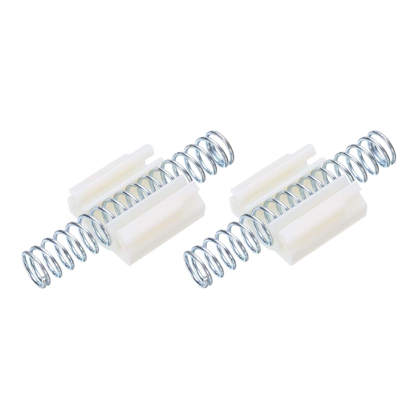 uxcell 2pcs Bifold Door Hardware, Bi-fold Closet Door Hardware Repair Spring, Silver Tone 1