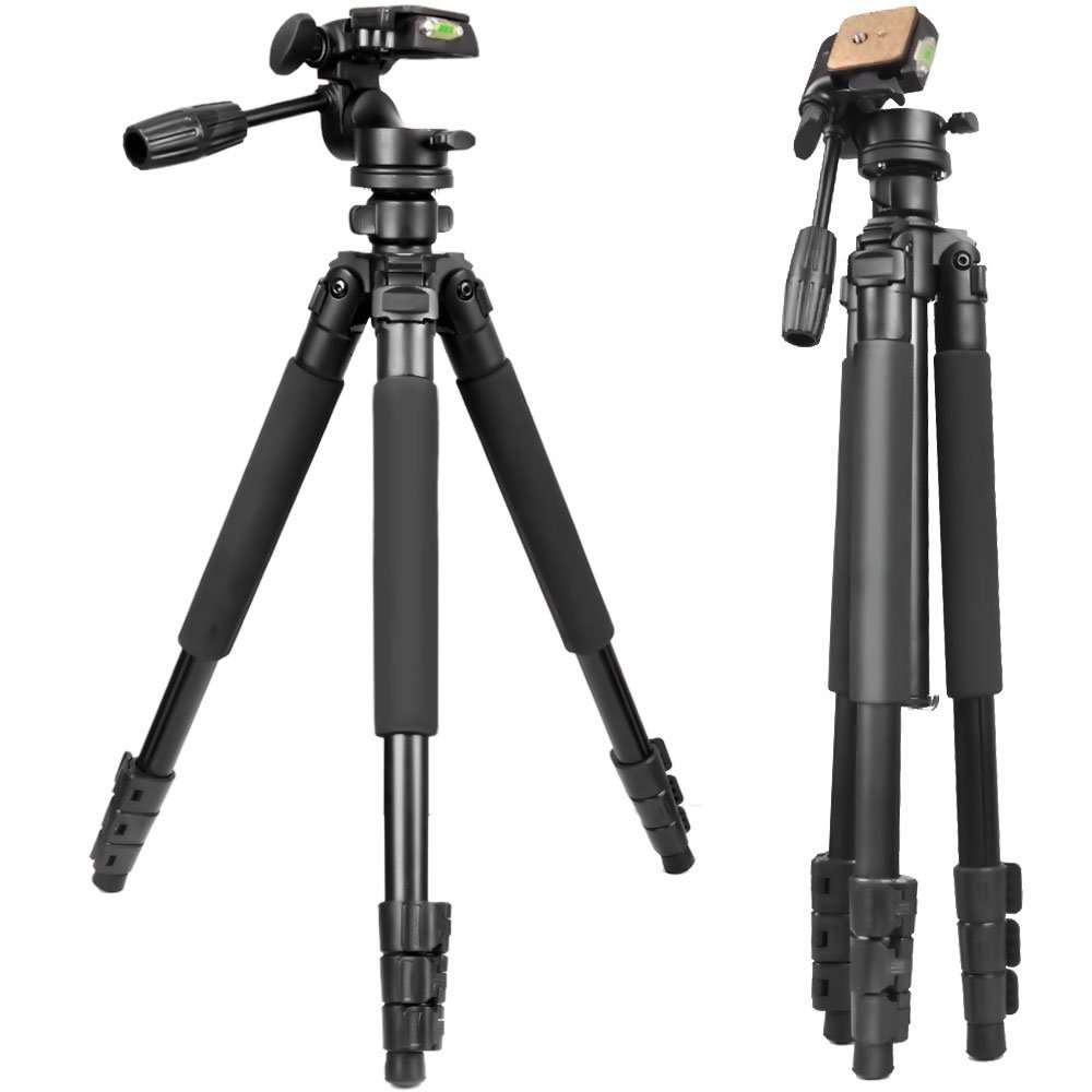 Gosky Tripod -Travel Portable Tripod for Spotting scopes, Binoculars, camcorders, or SLR Cameras (Pro Tripod (61-inch)) 1