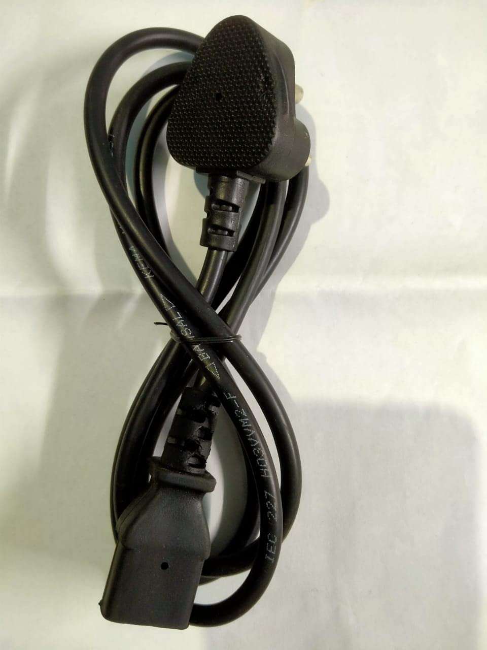 Power Cord 1.5M Replacement Power Cable, India Plug IEC Computer Mains Power Cable Cord for Desktop 3 pin Power Cable for PC, Power Cable for Monitor SMPS and Printer, Power Supply, TV 1