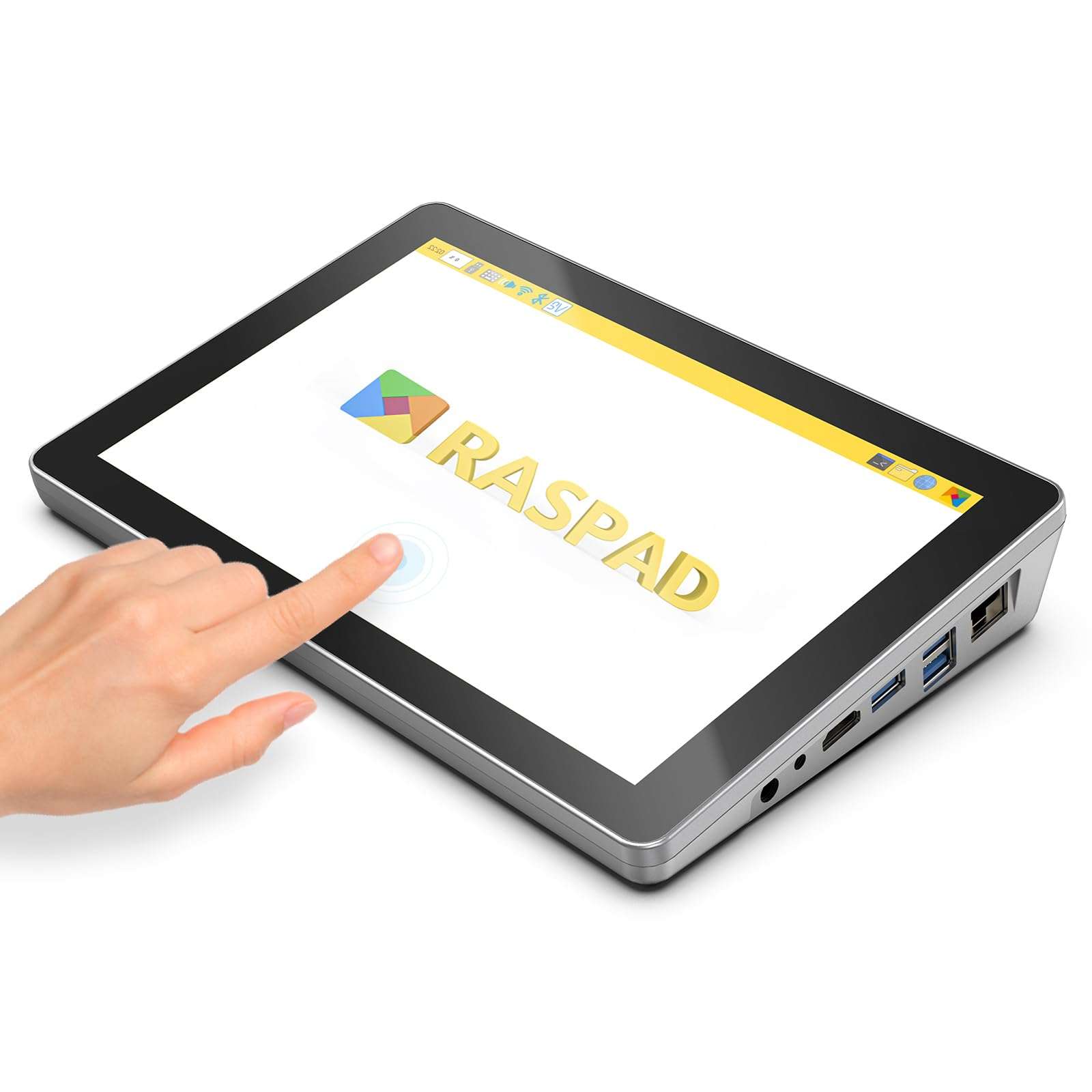 SunFounder RasPad 3.0 - an All-in-One Tablet for Raspberry Pi 4B with 10.1" Touchscreen and Built-in Battery for IoT, Programming, Gaming, 3D Printing Projects 1