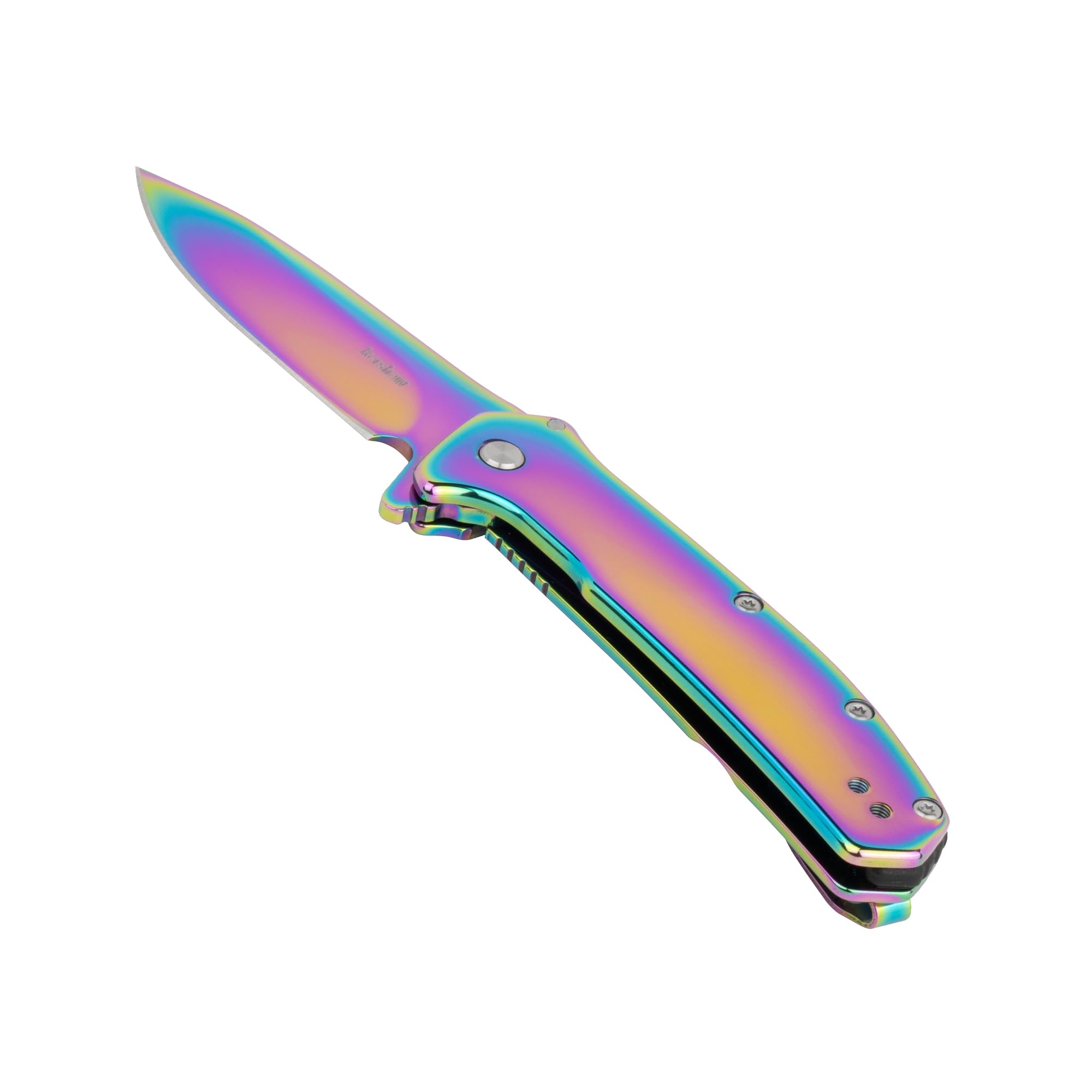 Kershaw Outcome Rainbow Pocket Knife, 3.1" Stainless Steel Blade, EDC Folding Knife, Durable & Stylish Everyday Carry Tool 4