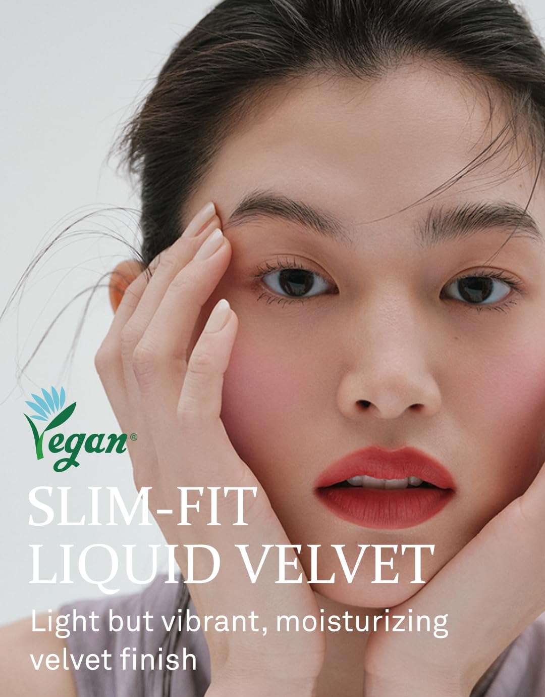 HINCE Slim-Fit Liquid Velvet Lip Tint - Vegan, Vibrant & Moisturizing, Neutral Blooming Color - Airy Light Petal Touch, Fresh & Weightless Comfort, Transfer-Proof, No Dryness or Thickness (DELIGHTED) 3