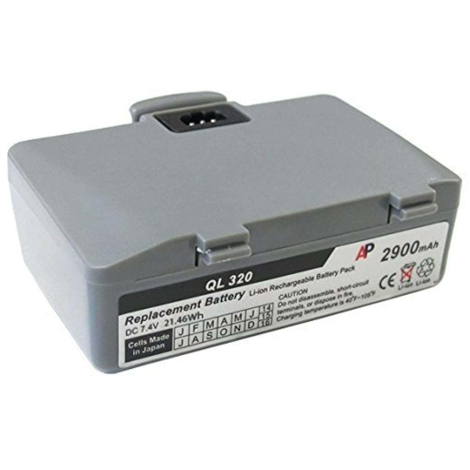 Artisan Power Replacement Battery for Zebra/Comtec QL320 and QL220 Printer | 2900 mAh | Lithium Ion Rechargeable Battery | Made in Japan Cells | Replaces OEM Number AT16004-1 1