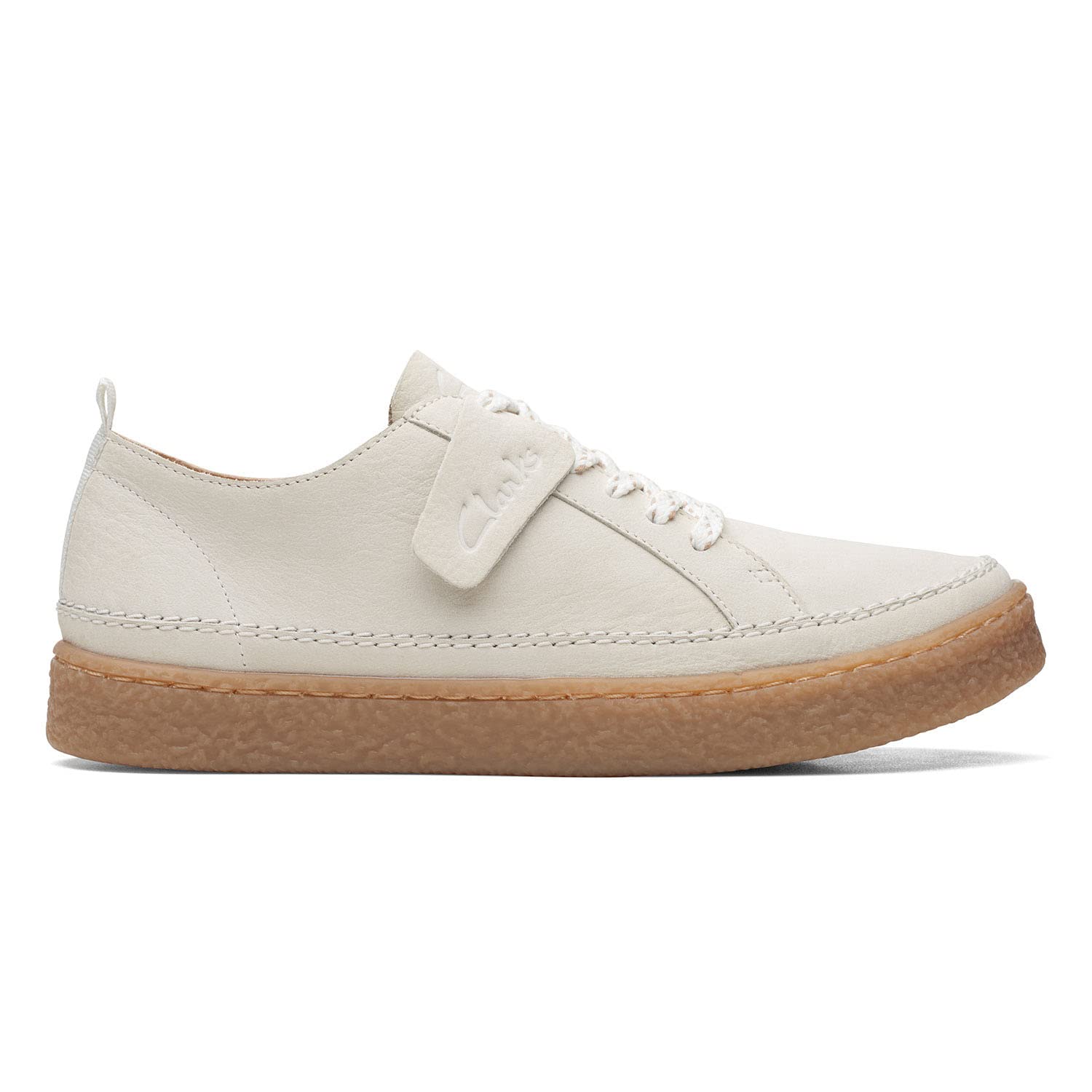 Clarks Barleigh Lace White Leat UK-3 1