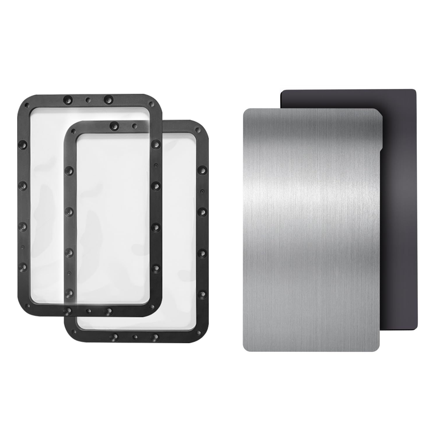 2PCS FEP Release Films Replacement and 1PCS Mono 2 Flexible Building Plate, 160x94mm Flex Spring Steel Sheet and Magnetic Base Platform Compatible with Anycubic Photon Mono 2 Resin 3D Printer