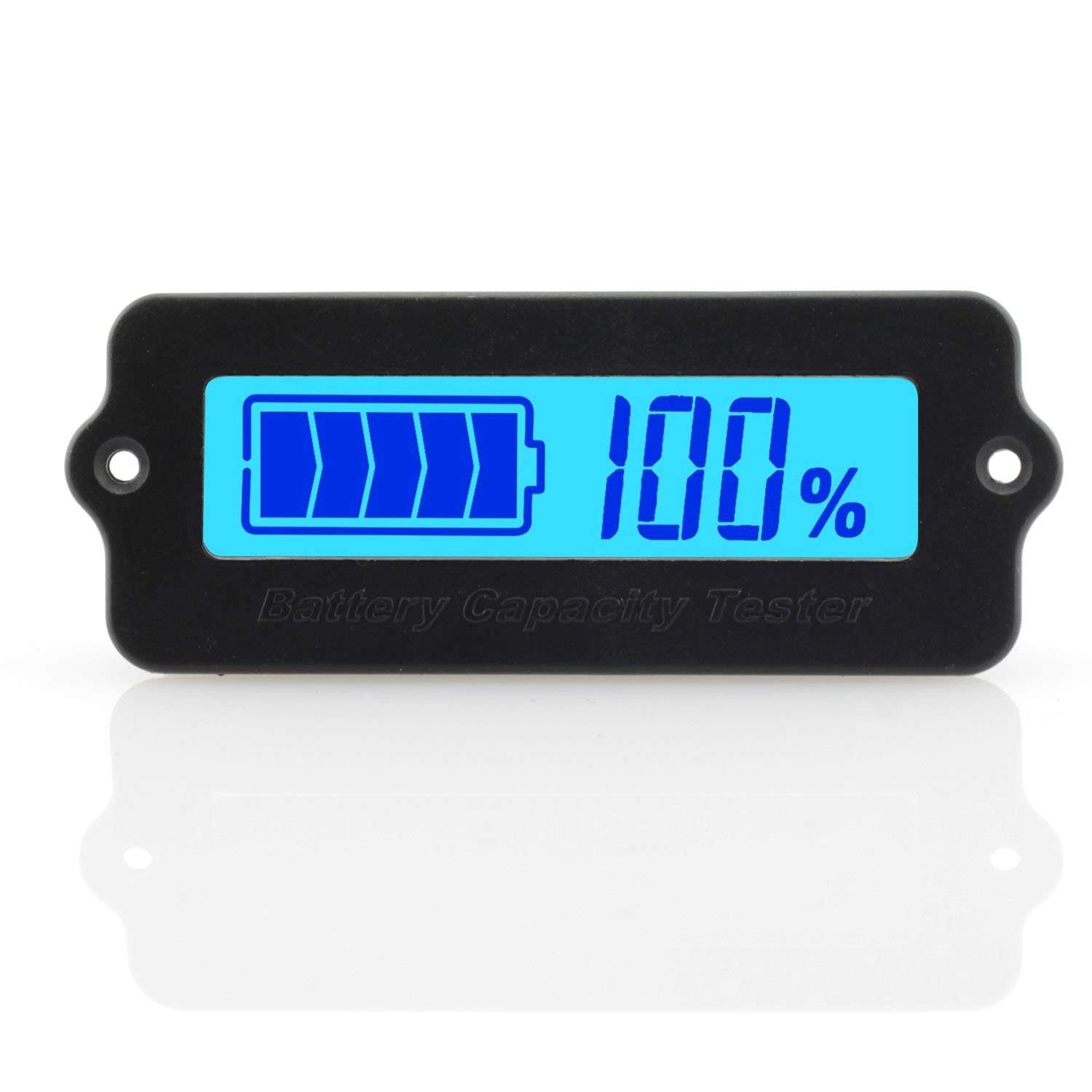 ToToT LY6W Battery Capacity Tester Monitor Universal Voltage-Type LCD Digital Display Power Module Indicator For 12V 24V 36V 48V Lead Acid Battery 3-15cells Lithium-Ion Battery Blue Light 1