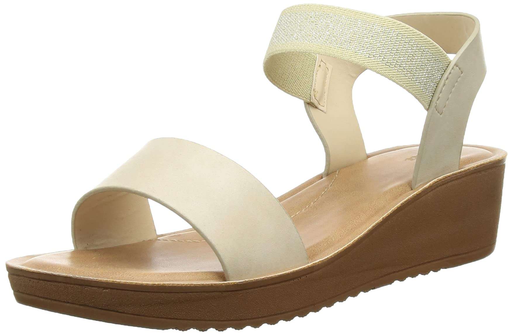 Bata Women's QUINON Sandals (6618806_BEIGE_6 UK)