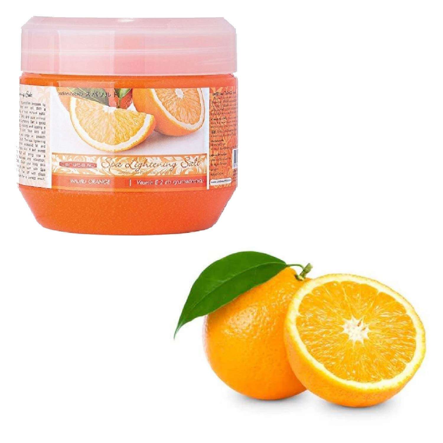 Carebeau Spa Salt Lightening Body Scrub 700g (ORANGE) 4