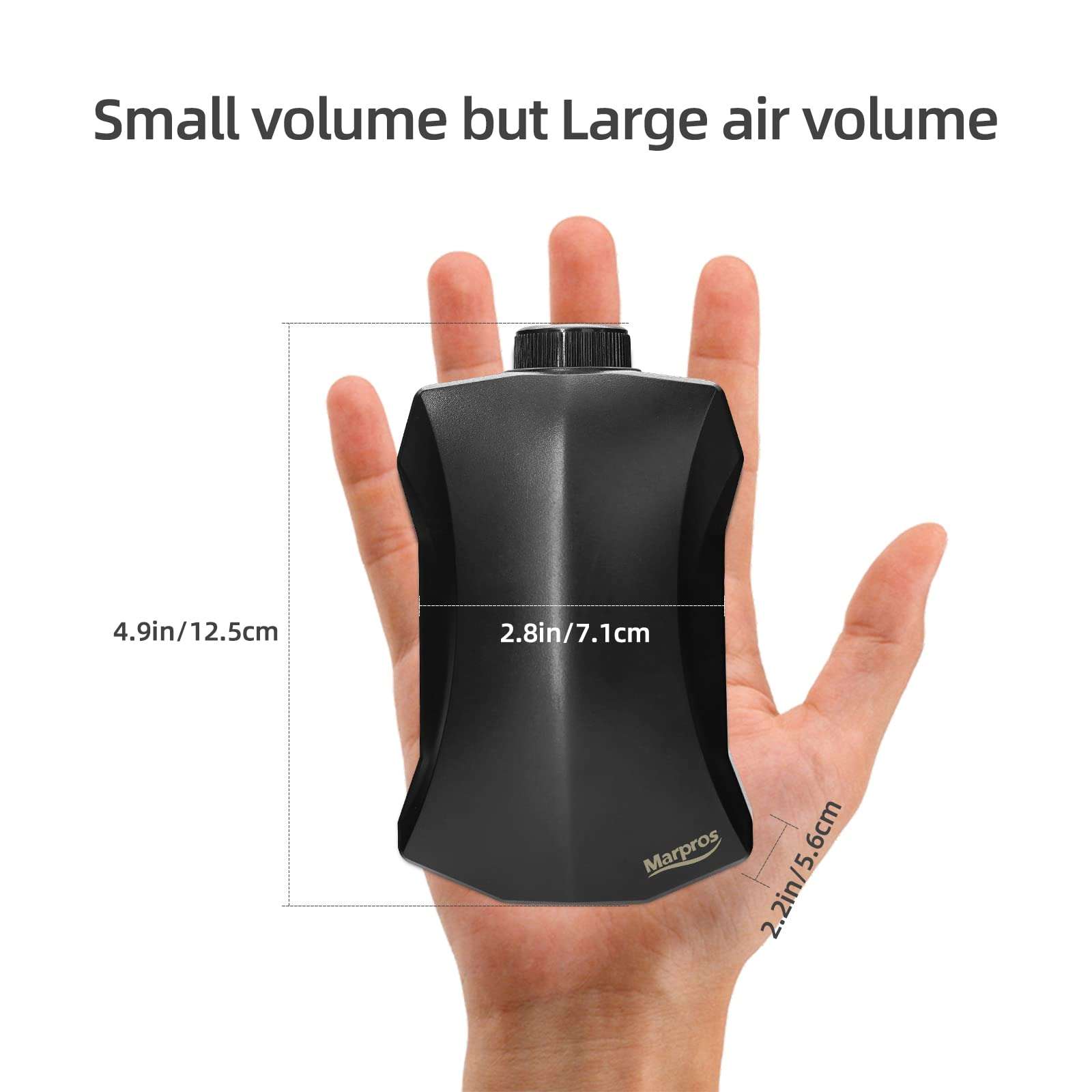 Aquarium Air Pump,Marpros Air Pump for Fish Tank 2 Outlet,Adjustable air bubbler for Fish Tank,Super Quiet Oxygen Pump for Aaquarium 20 to 40 Gallon with Accessories 4