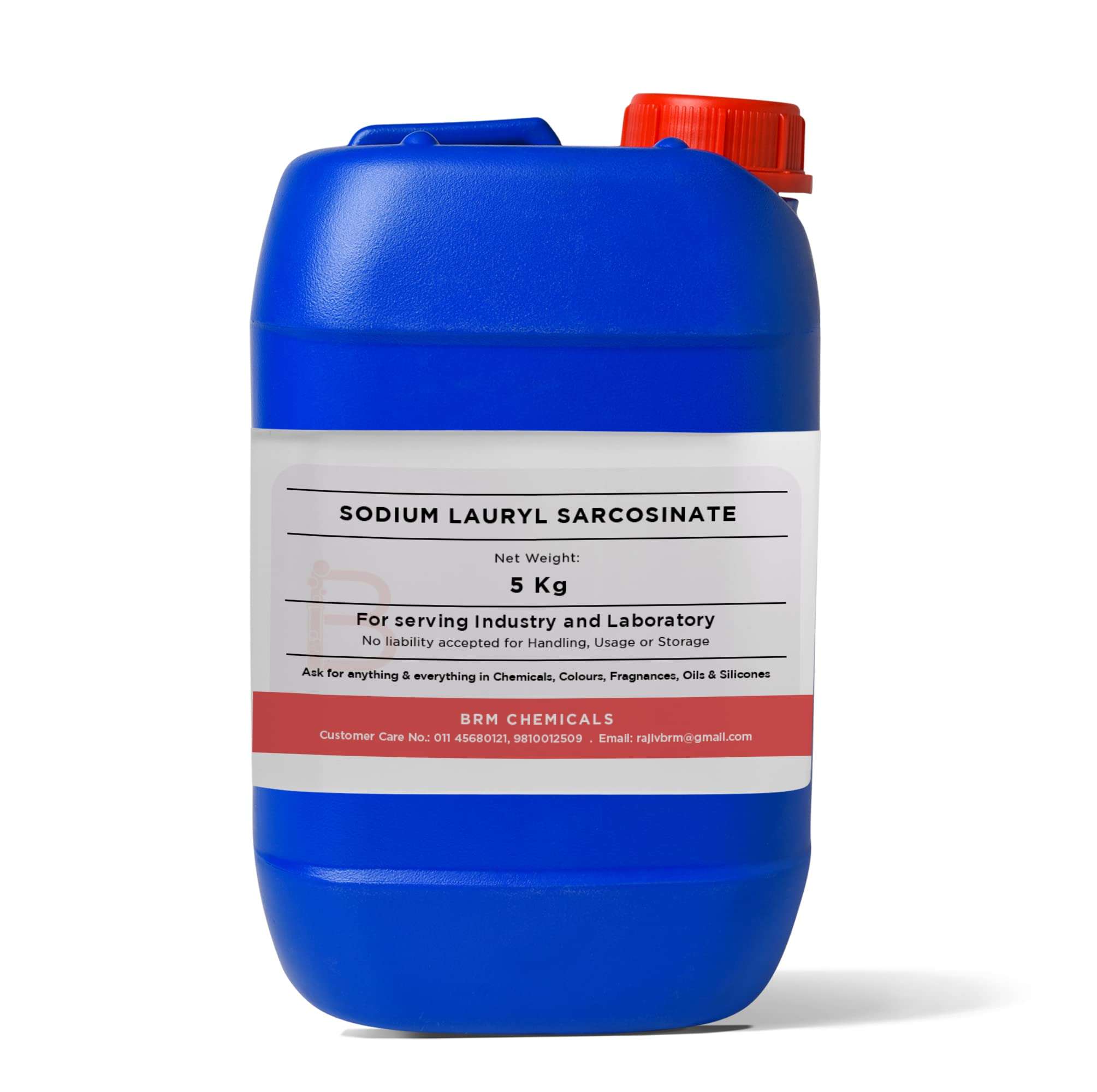 BRM Chemicals Sodium Lauryl Sarcosinate - 5 KG For Soap Making, Shampoo, Cosmetics, Serum Making, Beauty Formulations, Moisturizer, Lotion Making & DIY Personal Care For Face, Hair, Skin & Body 1