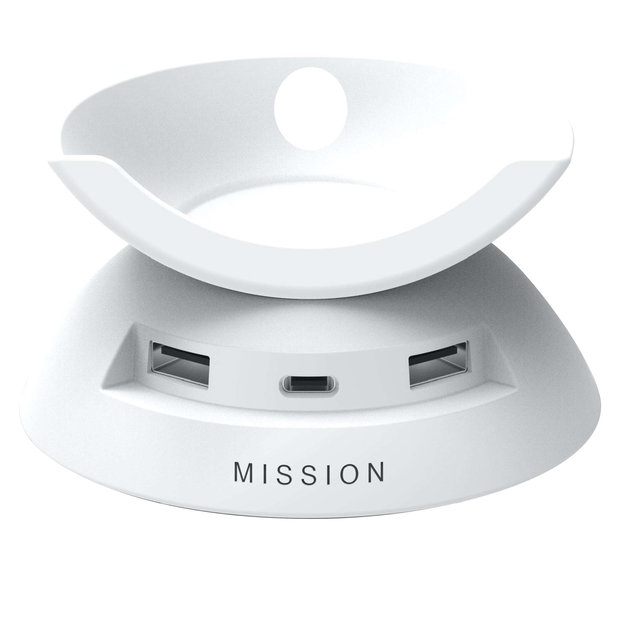 Made for Amazon Stand with USB-C and USB-A charging ports for Echo Pop (2023 Release) 1