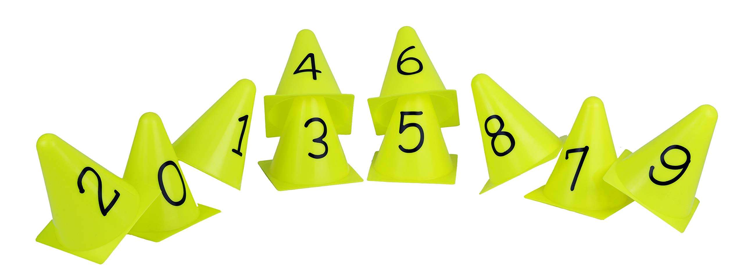 SYNCO Sports 6 Inch Cone Marker Set (Pack of 10) 3