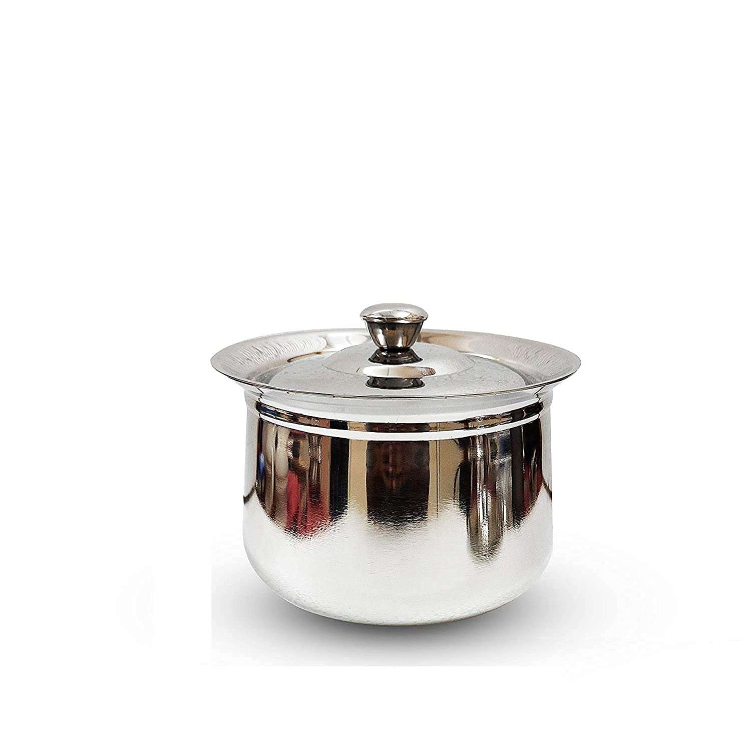 Stainless Steel Tableware Serving Dish/ Storage Box Pot -1, 300ml Capacity 1