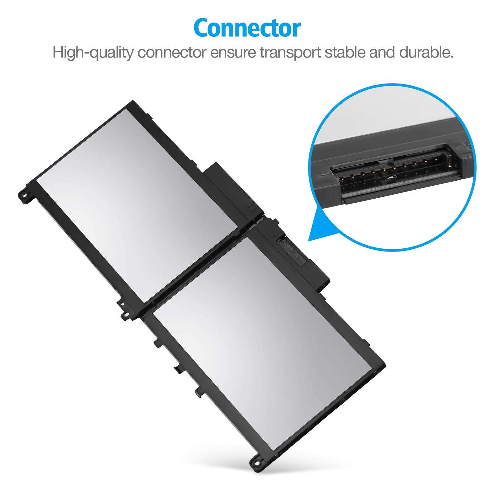 Saleaps E7470 E7270 J60J5 Battery for Dell Latitude E7270 P26S001 E7470 P61G001 Laptop, Fits MC34Y R1V85 PDNM2 451-BBSX 451-BBSY 451-BBSU 7.6V/55Wh 4