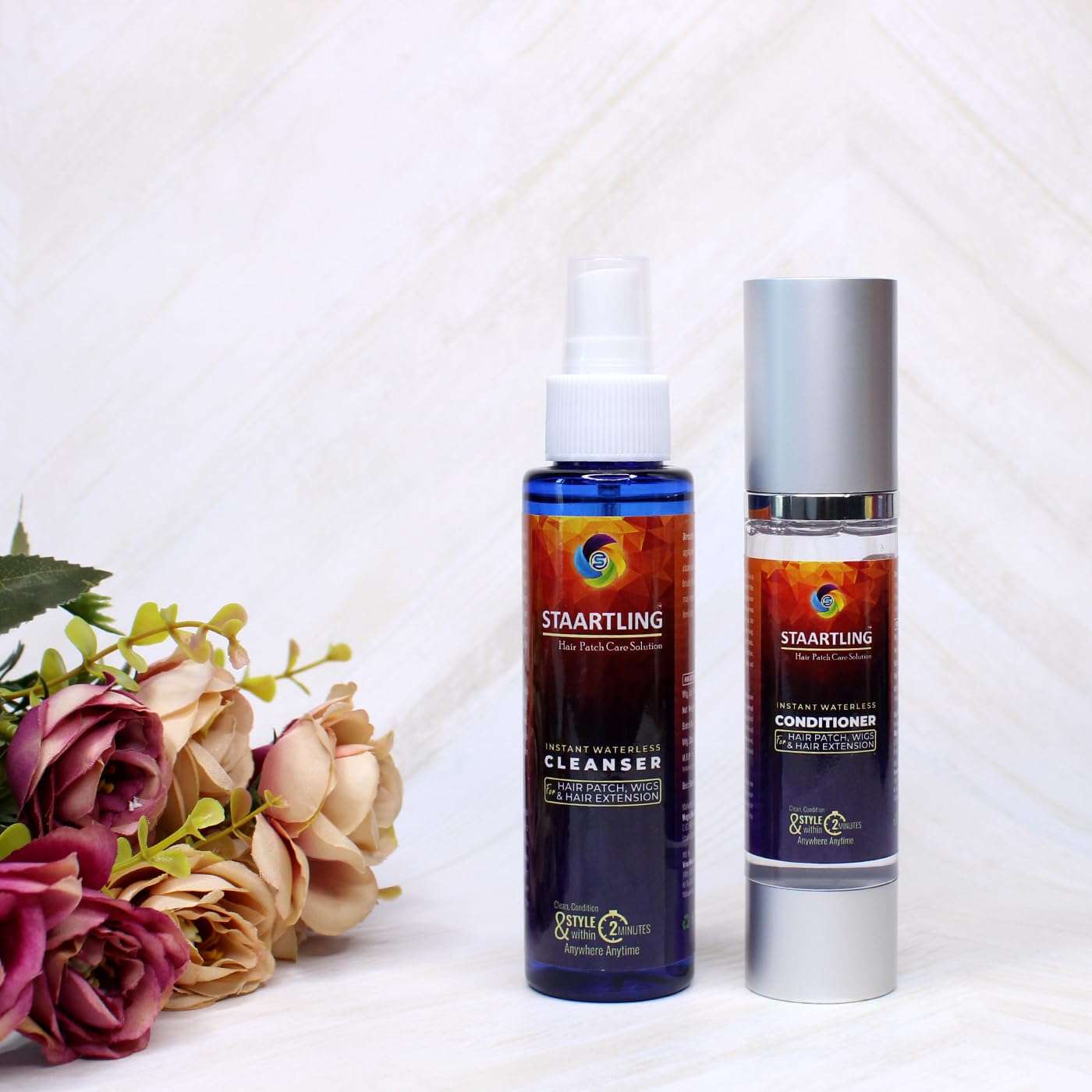 Confidence Hair Patch/Wig/Extension Care Solution Instant Waterless Cleanser and Conditioner Pack of 1 5