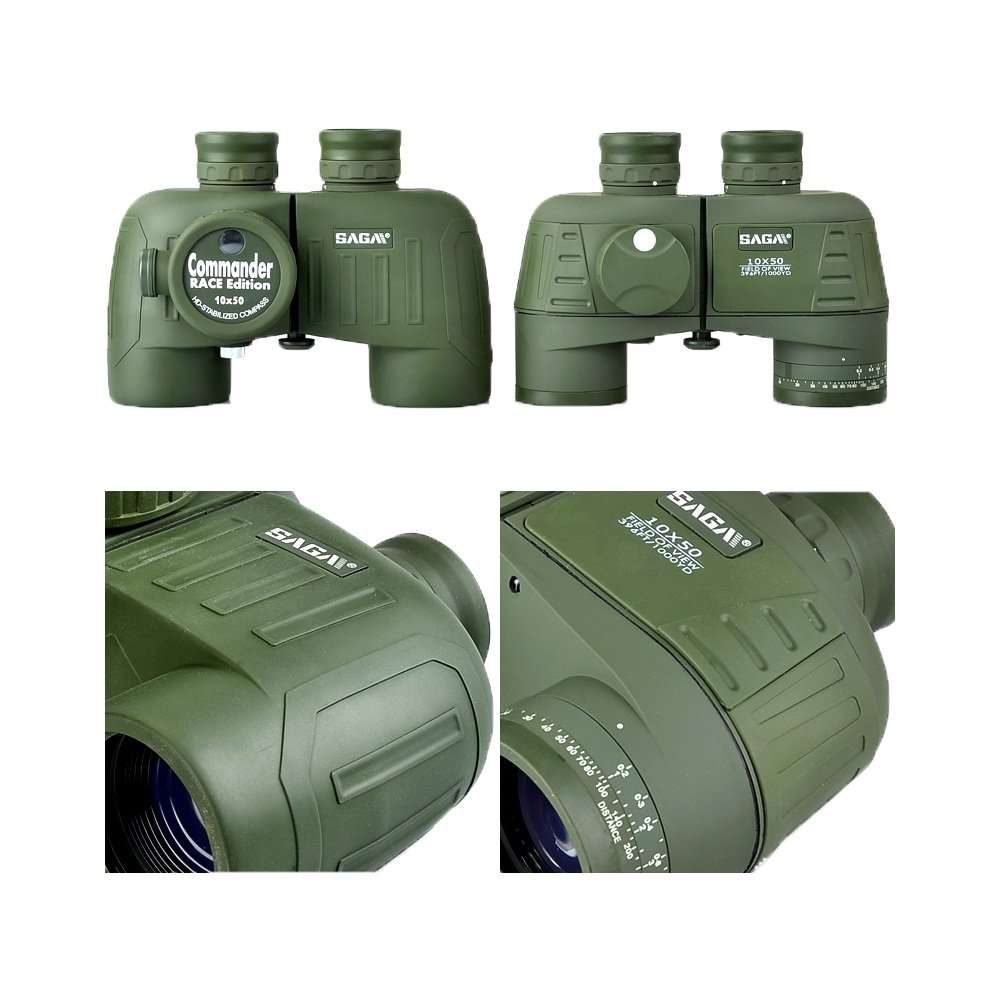 Binoculars Mano Home Sports Optics Telescope Spotting Scope for Camping Hiking Traveling Concert Shockproof Waterproof Navigation (Color : 10X50) 2