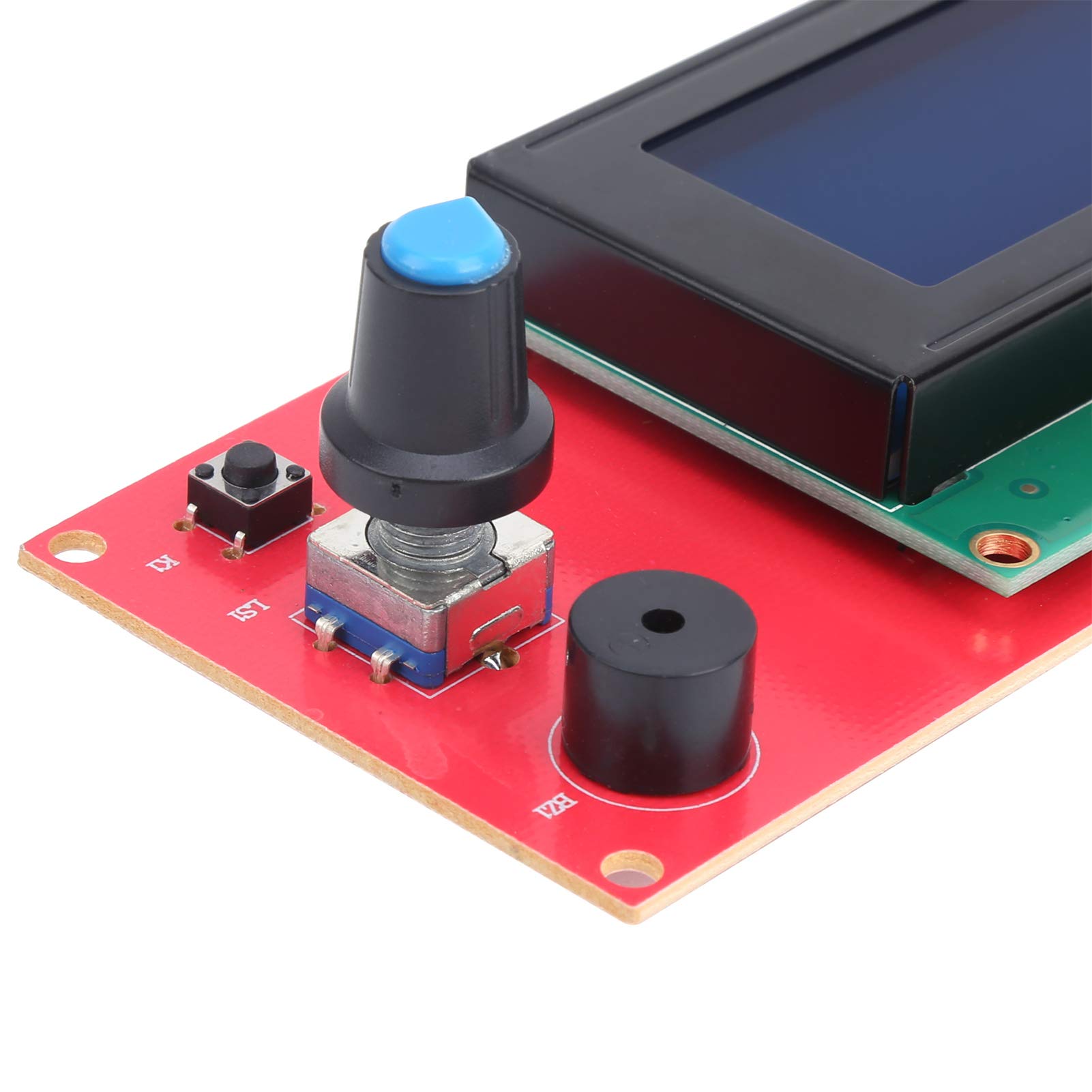 LCD Control Panel,Intelligent LCD Display Motherboard Module2004 Control Panel LCD Control Module with Memory Card Reader