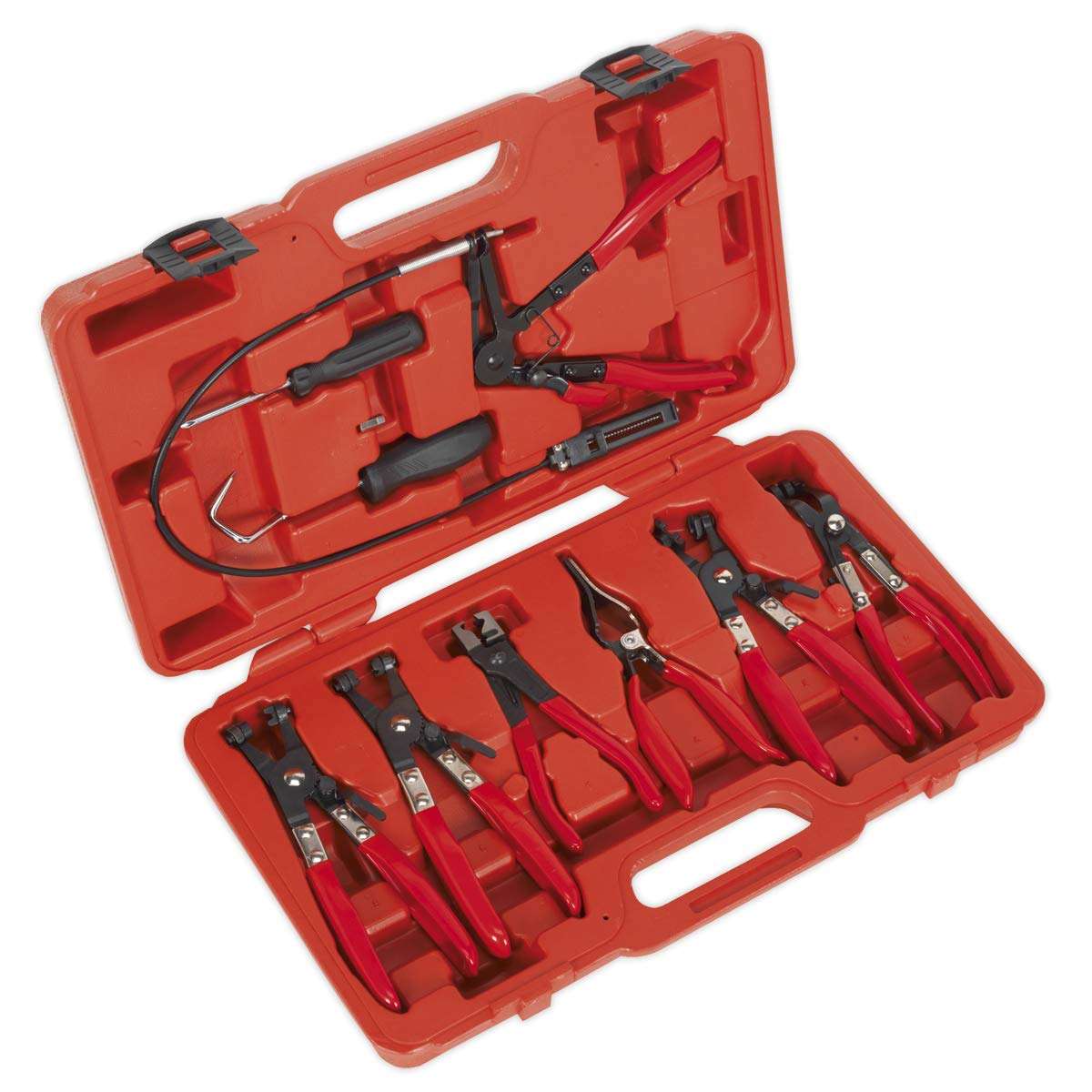 Sealey Vs1662 Hose Clip Removal Tool Set 9Pc 1