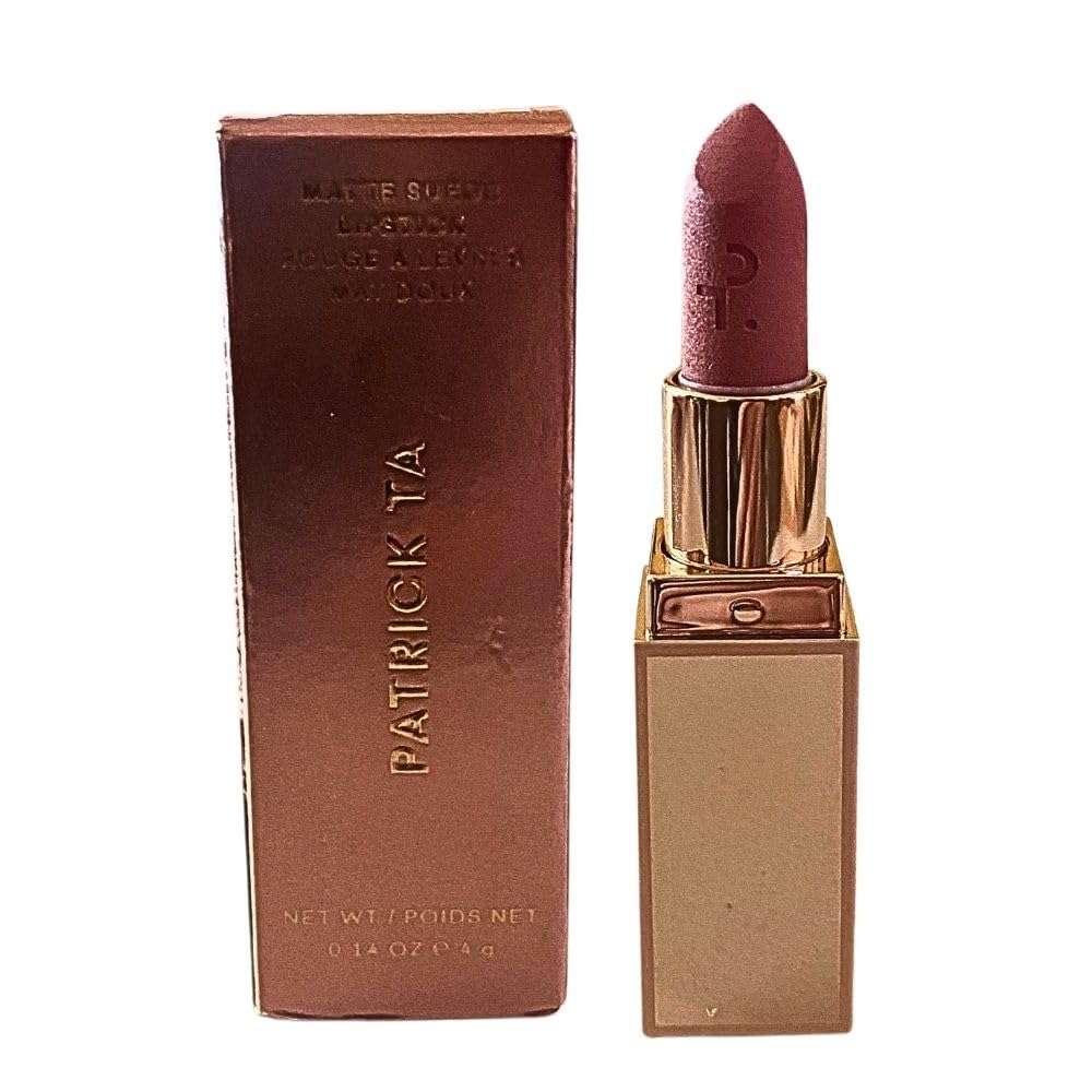 PATRICK TA Major Headlines Matte Suede Lipstick Flushed 1