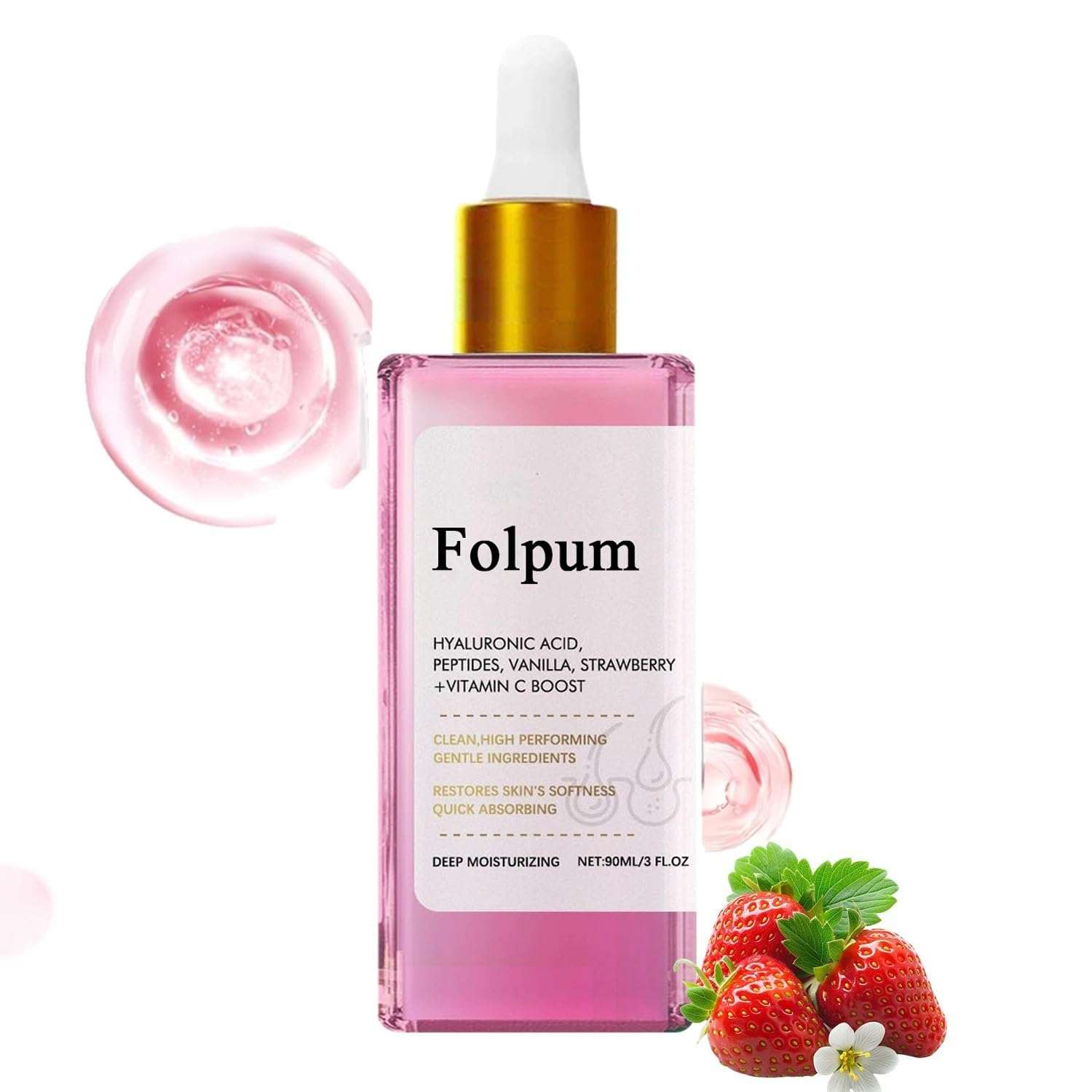 Strawberry After Shave Oil Women,Ingrown Hair Treatment,Smooths Skin,Natural Aftershave Oil, For All Skin Types（2PCS）