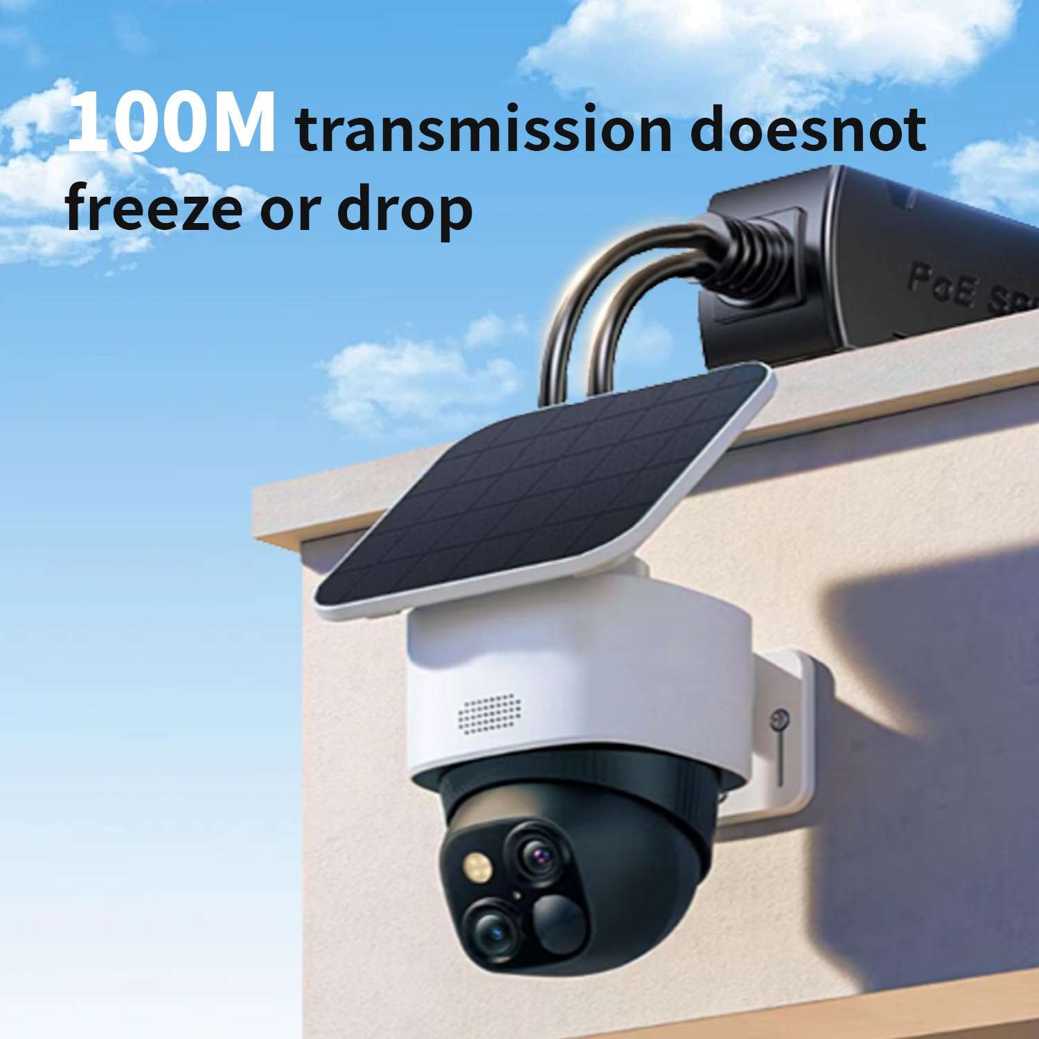 BLIYEE PoE Splitter, Power Over Ethernet Splitter, PoE Adapter, IEEE 802.3af/at 10/100Mbps, 48V PoE to DC 12V/1.2A Output, Compatible DC 5.5 * 2.1 mm | Plug & Play 5