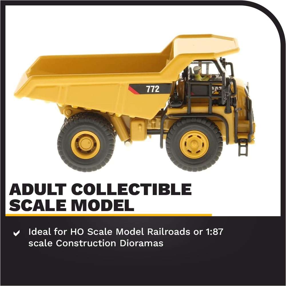 Diecast Masters 1/87 Caterpillar 772 Off-Highway Truck- High Line Series 3