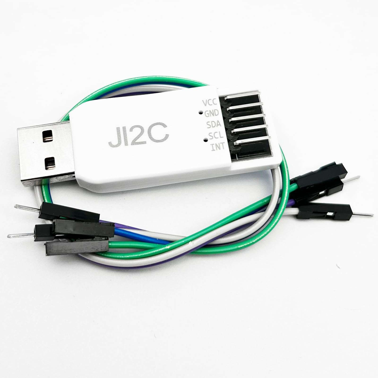 Pibiger JI2C USB to I2C Adapter & EEPROM Debugger | Multi-Device Support, Real-Time Curve Plotting, Fast Read/Write for I2C Registers - Windows Compatible 1