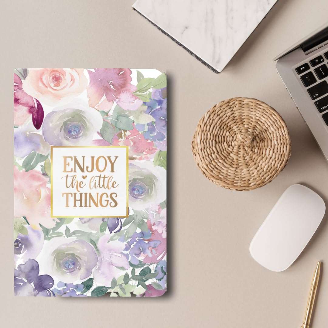 LAURET BLANC Notebook Journal - A5 Size, 144 Ruled Pages, 90 GSM Natural Shade, Paperback 4