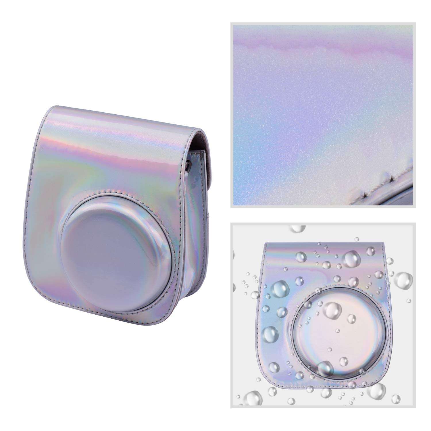 Jabey Accessories kit Mini 11, 12-in-1 Instant Camera Accessories Bundle Kit Compatible with Mini 11 Including Camera Bag/Camera Strap/Photo Album/Photo Clips/Photo Frame/ing STRI 4