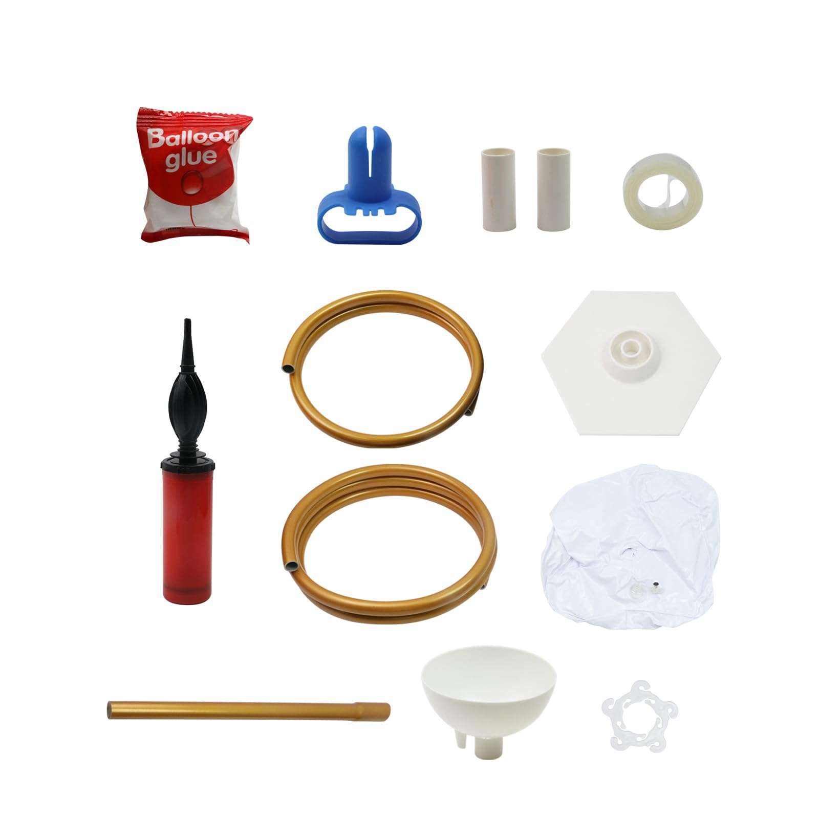 Tsnamay Balloon Arch Kit with Accessories,Free Bending 8.2 and 5 ft Balloon Arch Stand with Base and Manual Pump for Party Holiday Exhibition Decoration 2