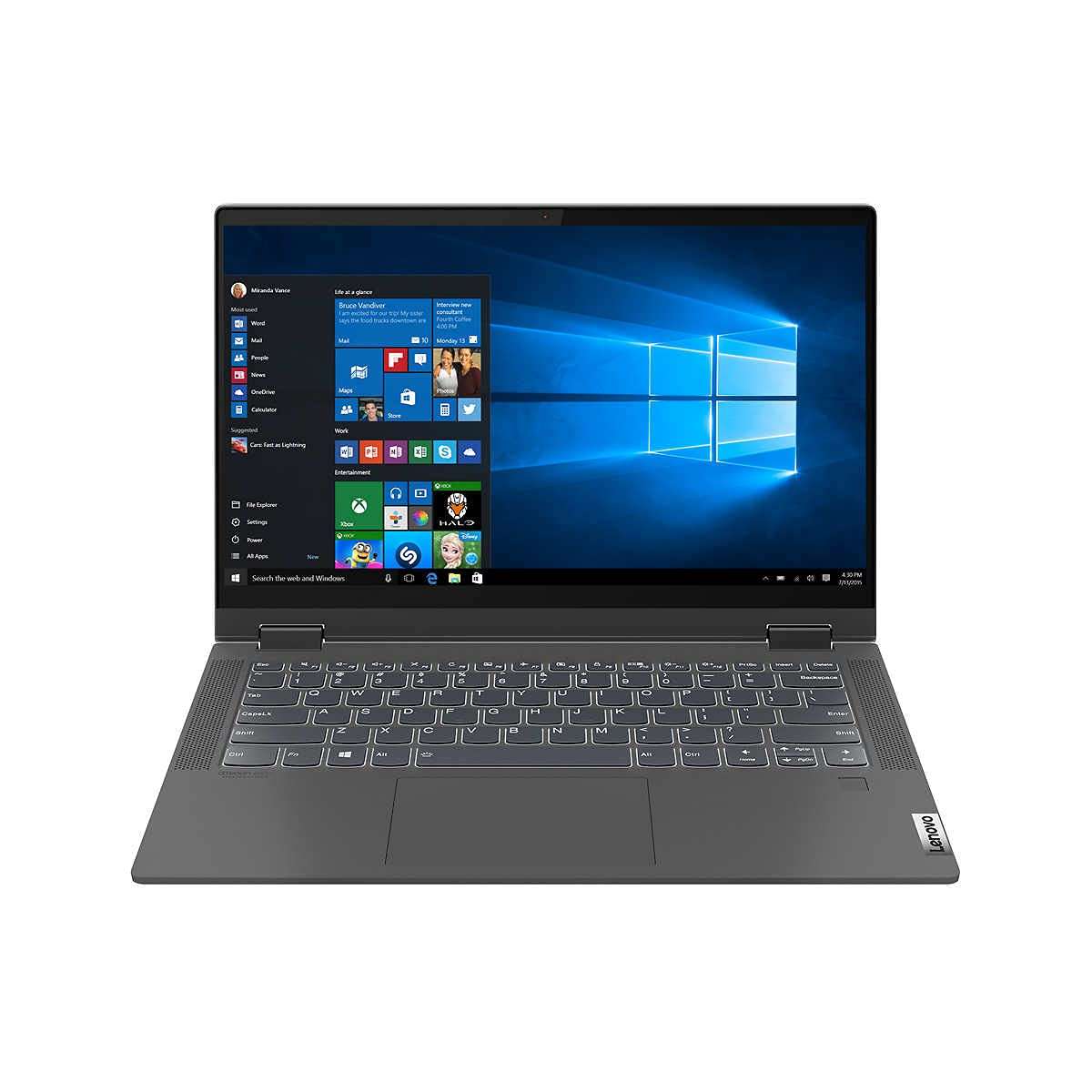 2022 Lenovo IdeaPad Flex 5 2-in-1 Laptop | 14" Touchscreen | AMD 6-Core Ryzen 5 5500U | Radeon Graphics | 16GB DDR4 256GB NVMe SSD | WiFi AX | HDMI | USB-C | Backlit | FPR | Windows 10 Stylus Pen 3