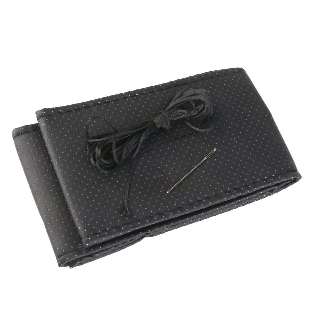 Generic DIY Car Steering Wheel Cover, Black 1