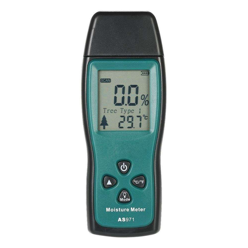 WZCUICAN Moisture Meters Wood Moisture Meter Humidity Tester Timber Damp Detector Paper Digital Moisture Meter Test Wall Moisture