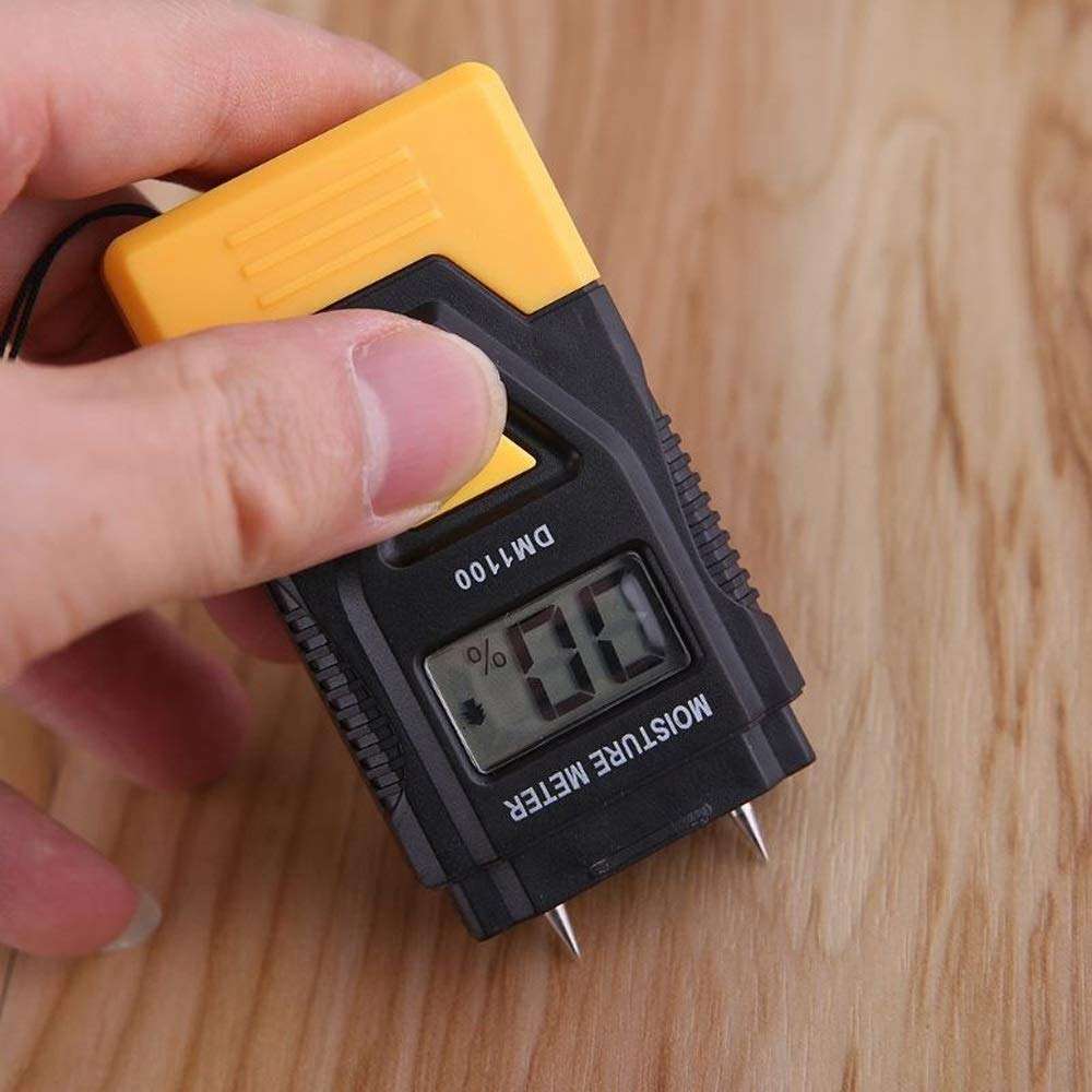WZCUICAN Moisture Meters 3in1 Digital Wood Moisture Meter Sawn Timber Humidity Tester Thermometer 4