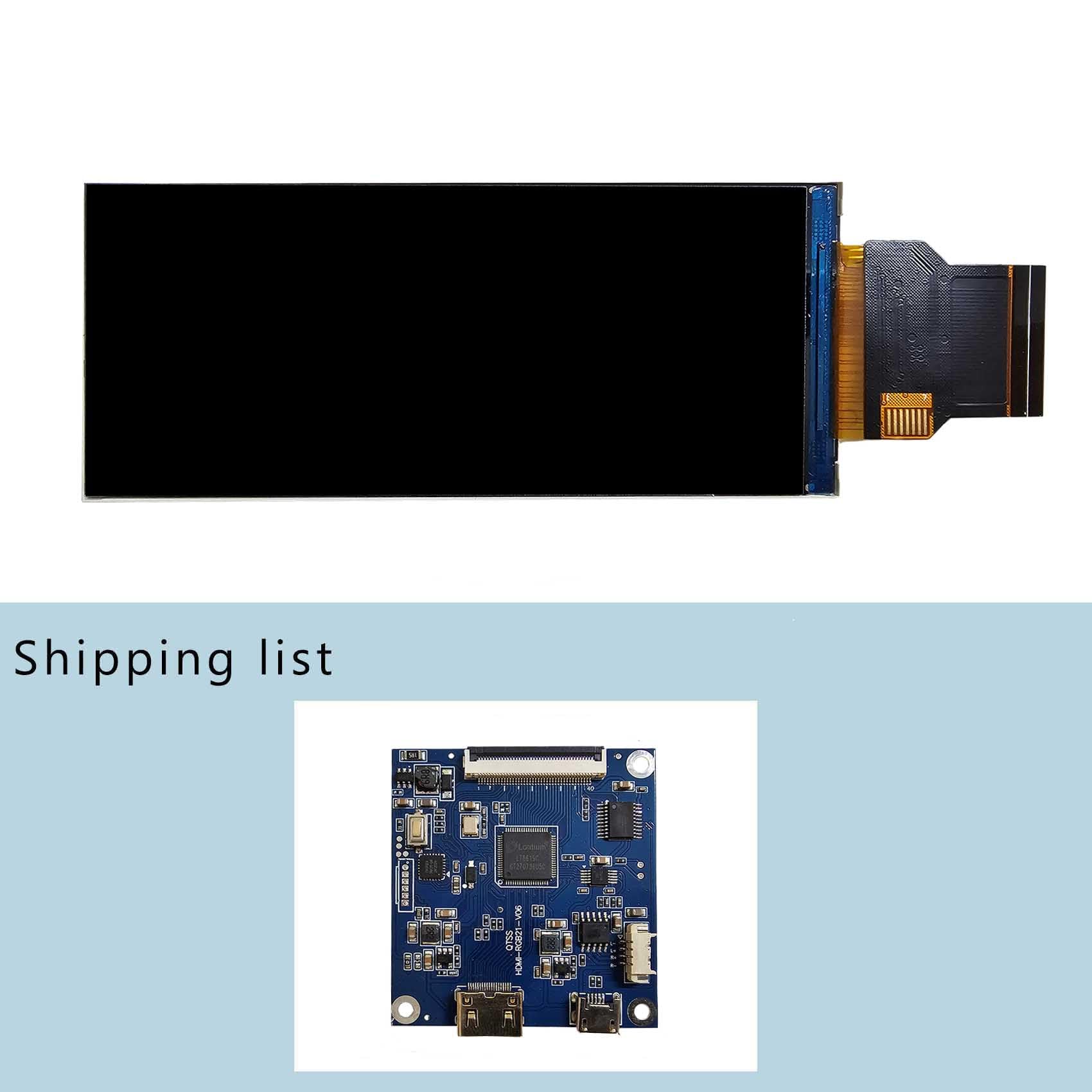 FanyiTek 3.99" 3.99 inch 400x960 450nit Mini IPS MIPI LCD Screen and Micro USB Control Board 41 pins 4
