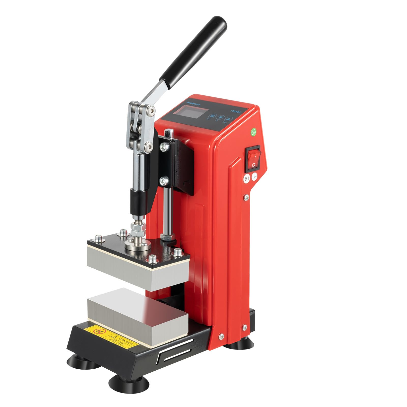 Heat Press Machine 900W Mini Manual Heat Presser Heavy Duty Hot Press Stamping