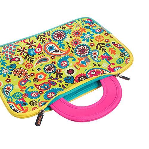 Chumbak Laptop Sleeve Bags for Women | Laptop Case Cover Pouch Bags for Ladies | Office/College Laptop Bags | Compatible with Hp/Dell/MacBook Air 4