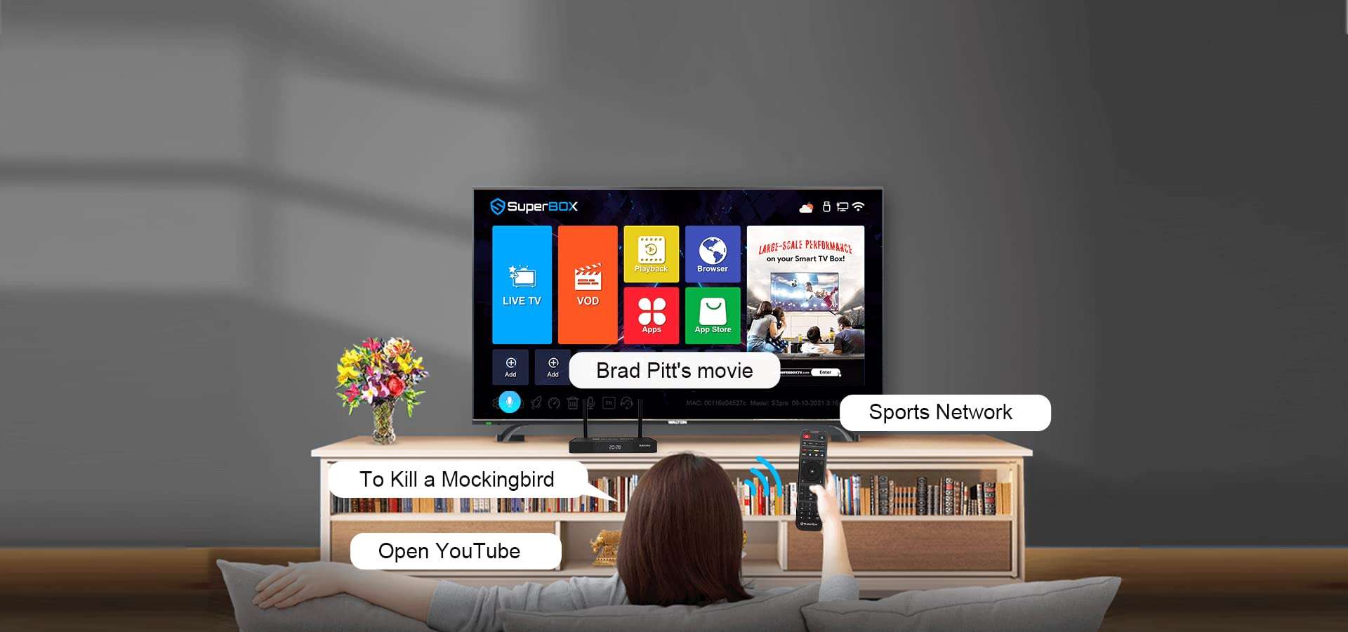 Superbox S3 PRO 2GB 32GB Wi-Fi 2.4G/5G Android 9.0 4