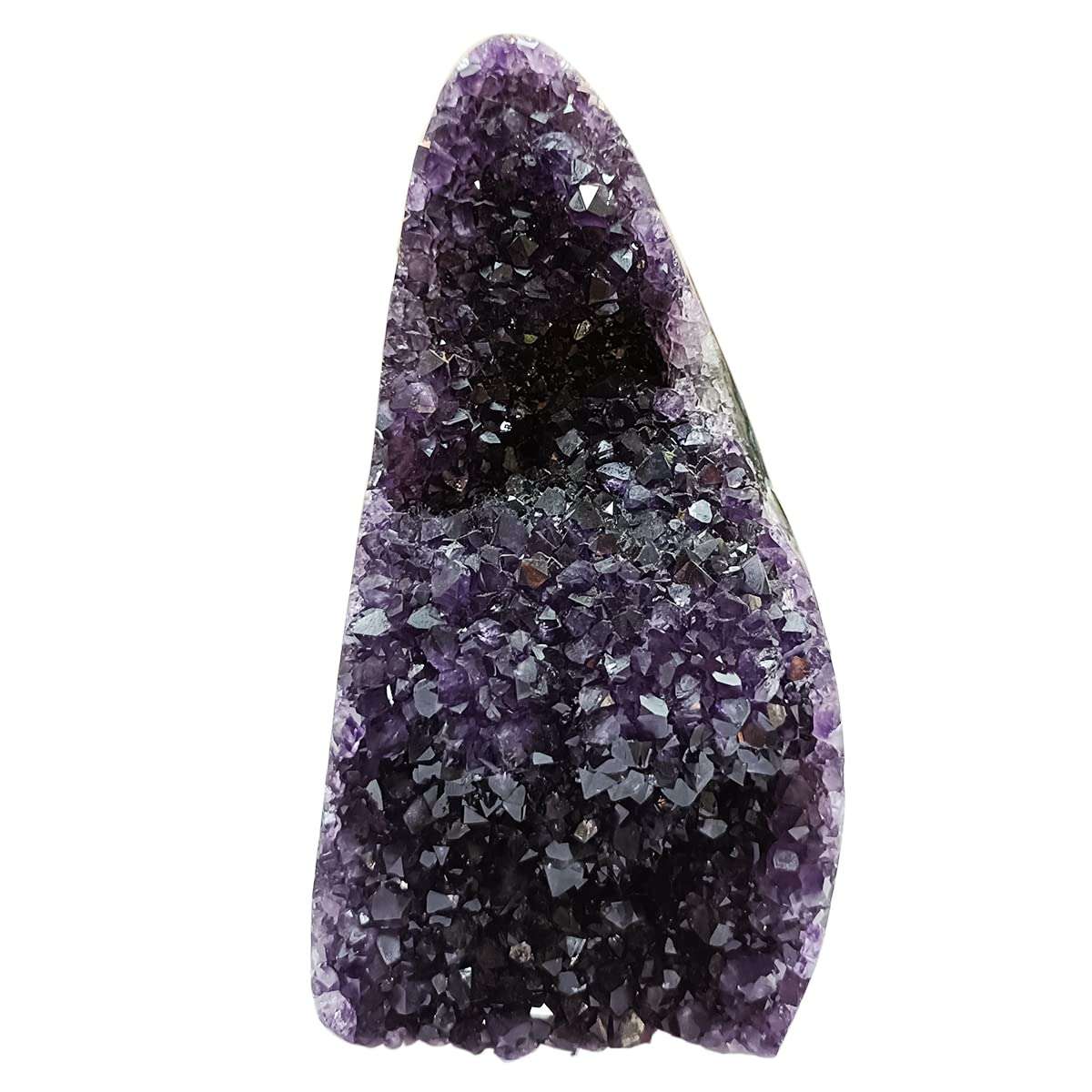 9Dzine Amethyst Cluster Geode From Uruguay Amethyst Cluster Gemstone Cave Deep Purple Amethyst Raw Cluster from Uruguay Quartz Geode Stones for Reiki Healing Vastu Correction 1450-1600 Gm 1