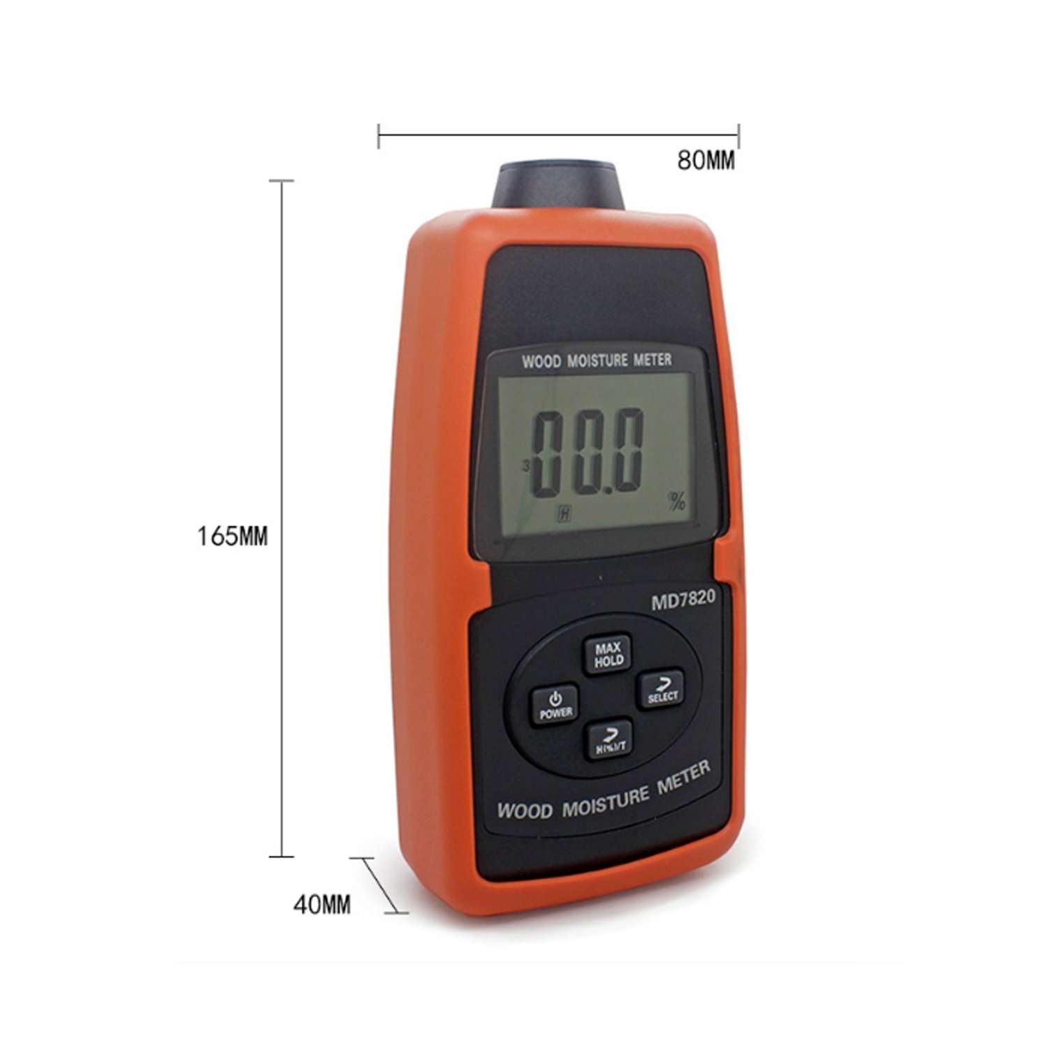 Digital Moisture Meter Grain Moisture Meter LCD Display Digital Grain Moisture Tester Contains Wheat Corn Rice Humidity Tools ATC And Backlight MD7821 MD7822 Precision measurement (Style : MD7822) 4