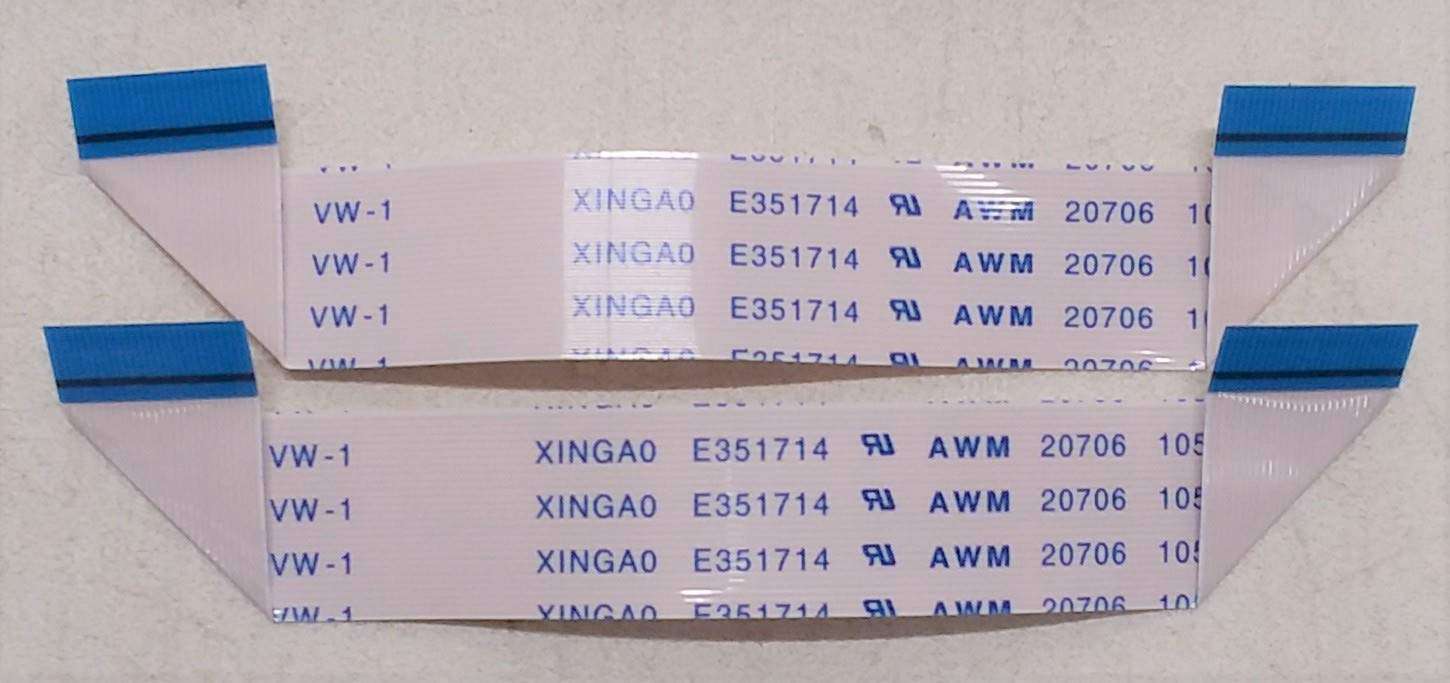 Replacement LVDS Short Ribbon Cable Set for ONN TV Model 100005395 Part Number E351714