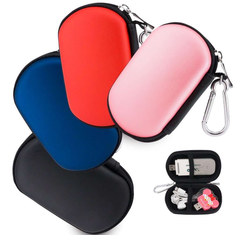 Wolven Universial Portable Waterproof Shockproof Electronic Accessories Organizer Holder/USB Flash Drive Case Bag - Blue 1